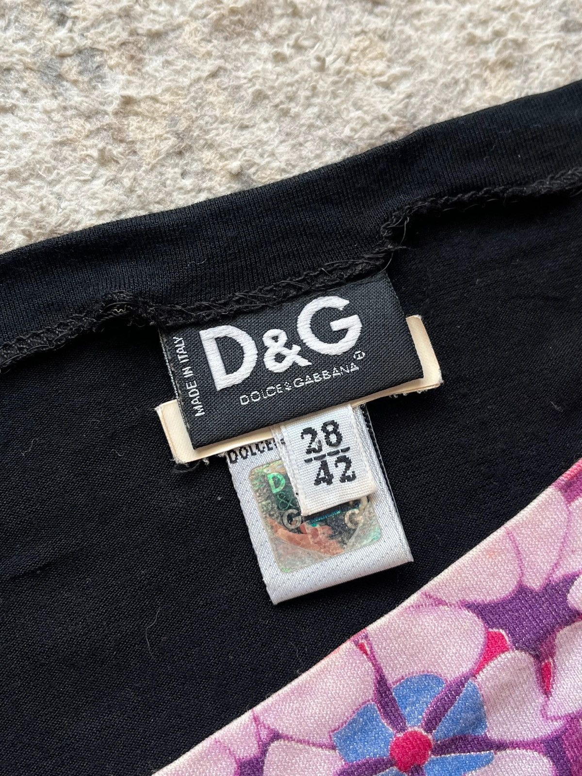 Dolce & Gabbana D&G Dolce & Gabbana Top Tank Voluptas Voludis 2000s Sz 42 Size XL / US 12-14 / IT 48-50 - 6 Thumbnail
