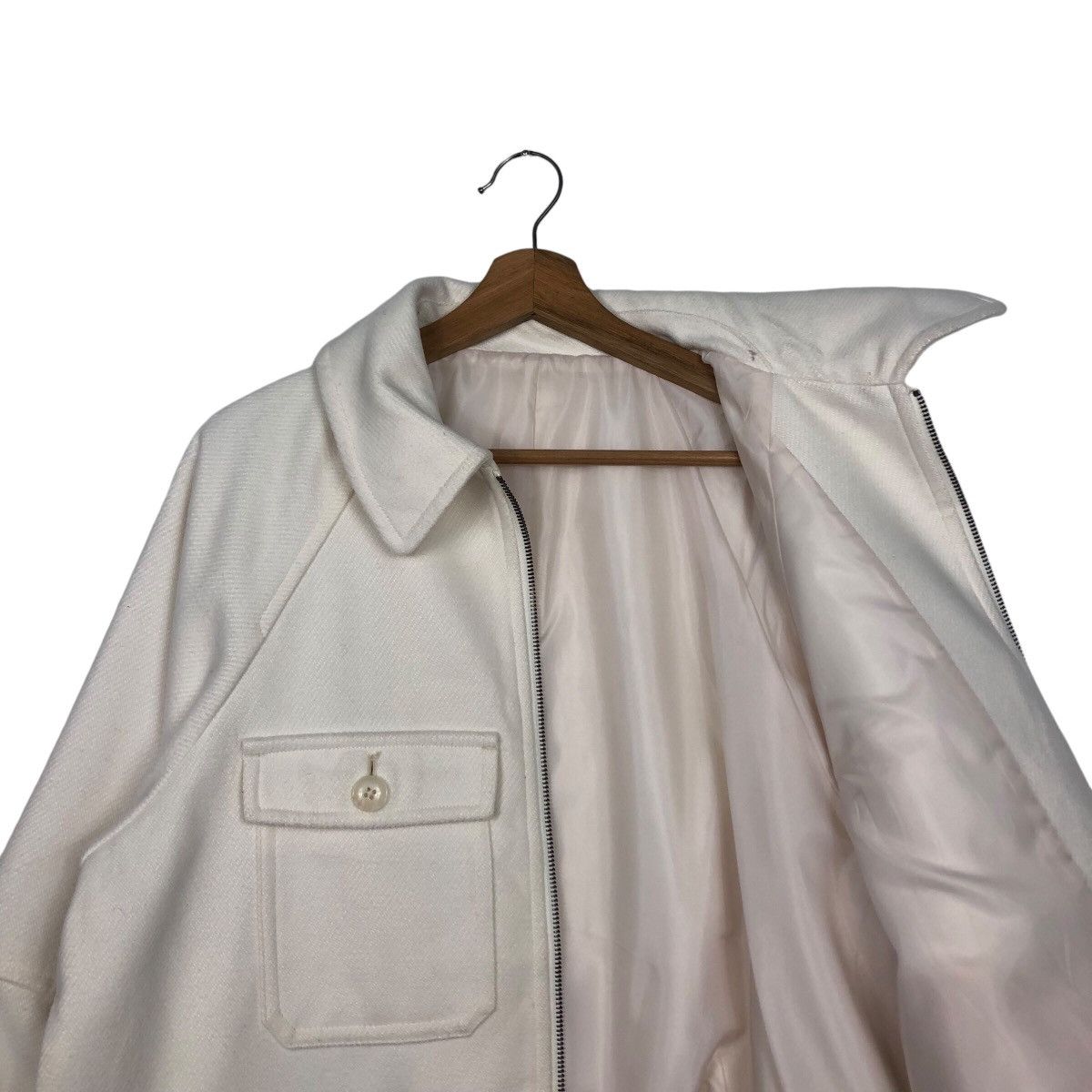 Japanese Brand 📌Vintage Cropped Wool Biker Jacket GU Size US XL / EU 56 / 4 - 13 Thumbnail