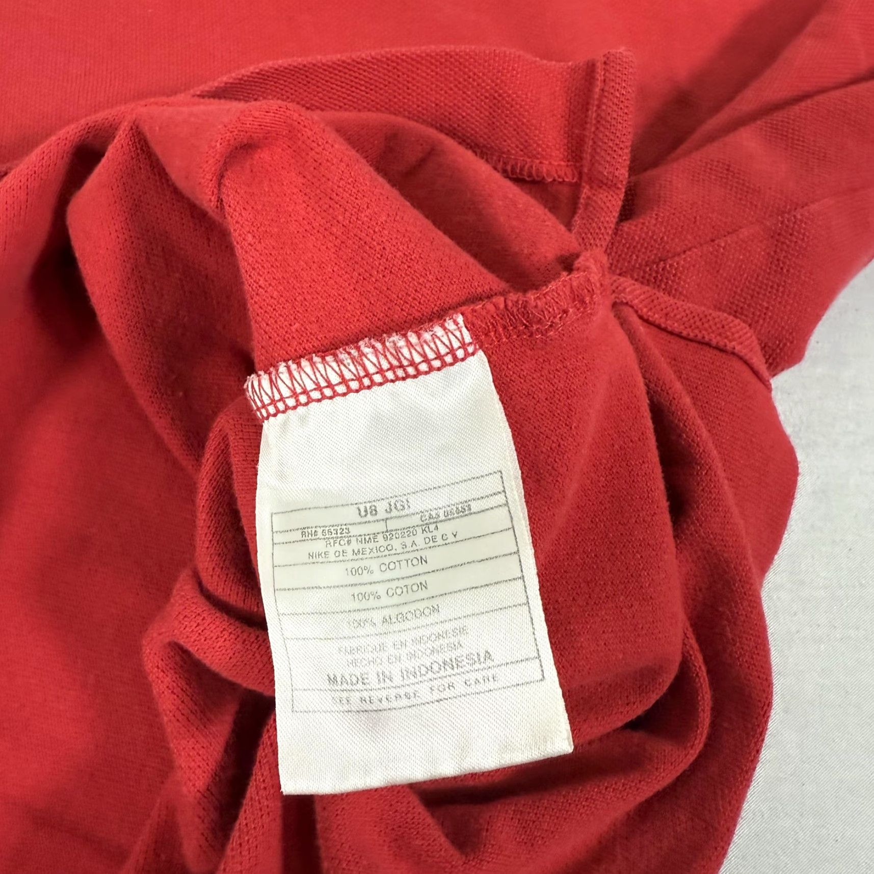 Nike Nike Shirt Polo Mens M Red 100% Cotton Nike Golf Tiger Woods 1/4 Zip Short Sleeve Swoosh Mens Size US M / EU 48-50 / 2 - 6 Thumbnail