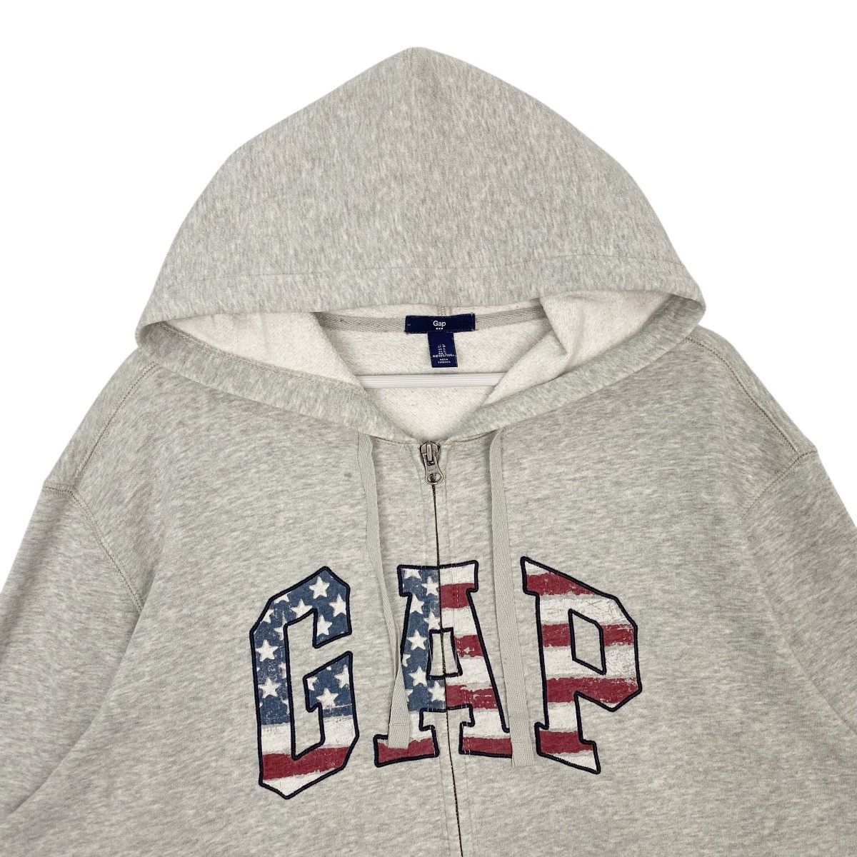 Other Vintage GAP Hoodie Sweater Big Logo Gray Pullover Size L Size US L / EU 52-54 / 3 - 2 Thumbnail