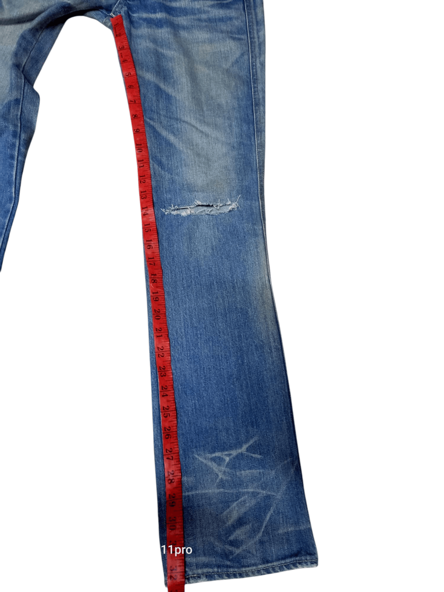 If Six Was Nine × Japanese Brand Glamour Guarantee SlimFit Women Denim Distressdenim Size 30" / US 8 / IT 44 - 18 Thumbnail