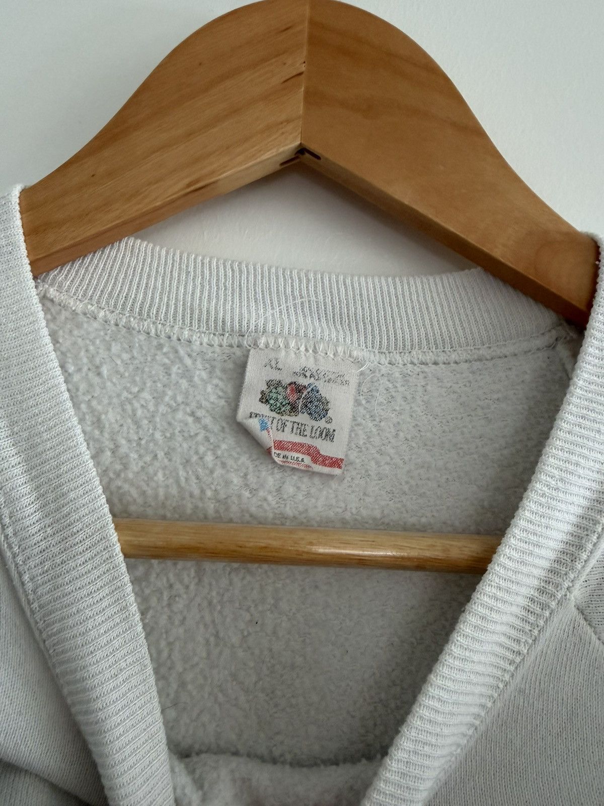 Vintage Fruit of the Loom XL tag fit like a L Football Sweatshirt Size US M / EU 48-50 / 2 - 3 Thumbnail