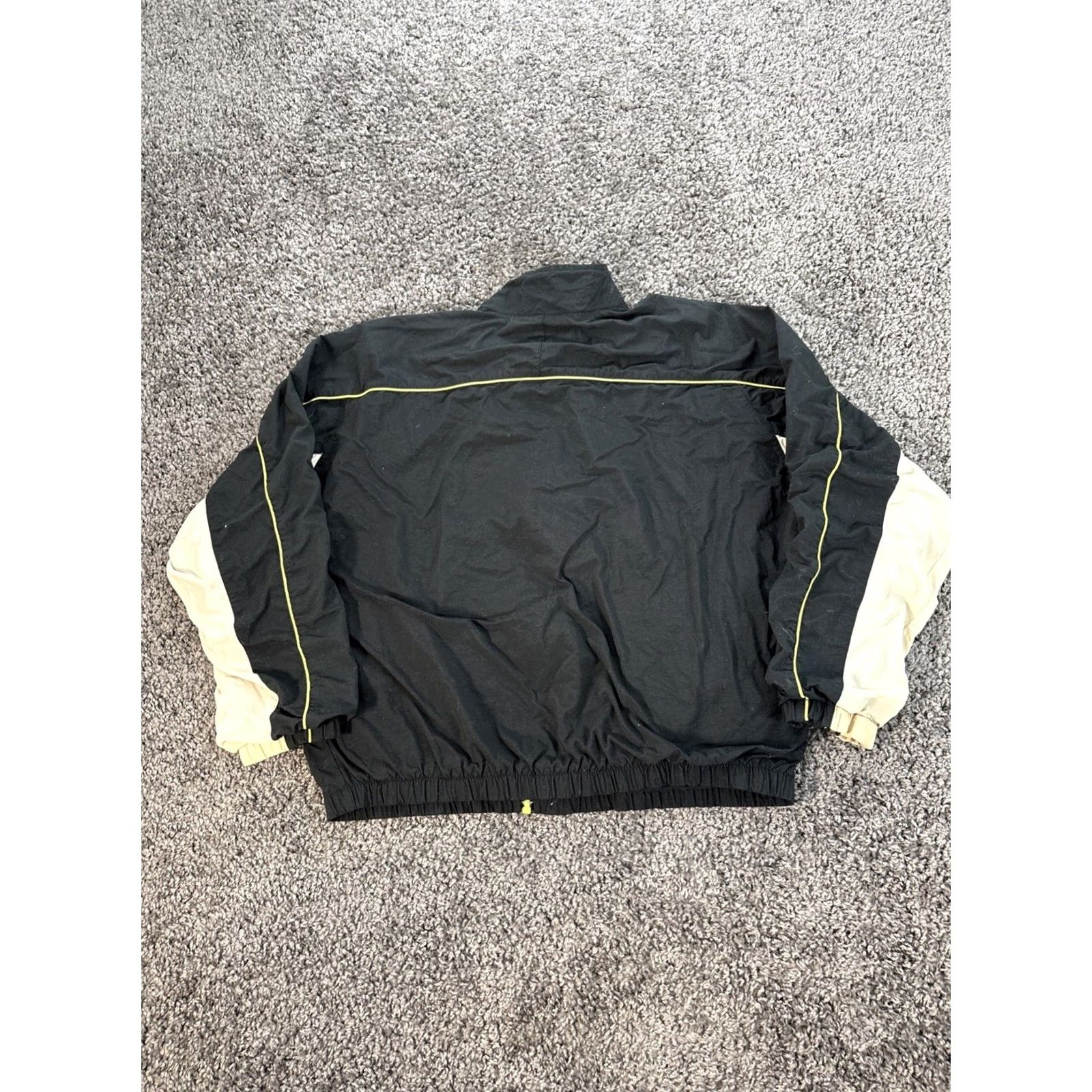 Nike VINTAGE Nike Track Jacket Mens L Black Windbreaker Full Zip Stripes 90s Size US L / EU 52-54 / 3 - 7 Thumbnail