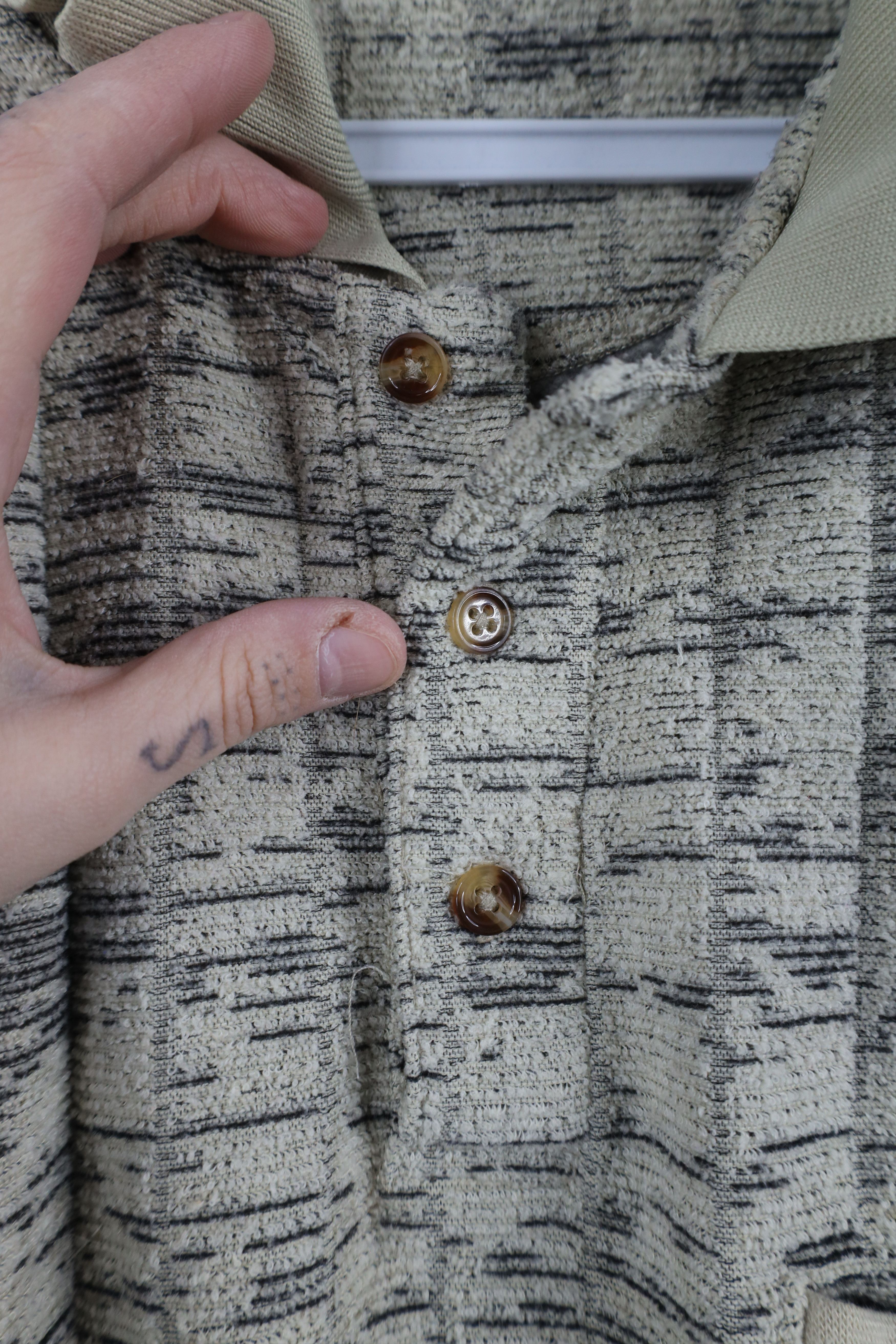 Vintage Vintage 90s Streetwear Fleece Collared Pullover Sweater Size US M / EU 48-50 / 2 - 4 Thumbnail