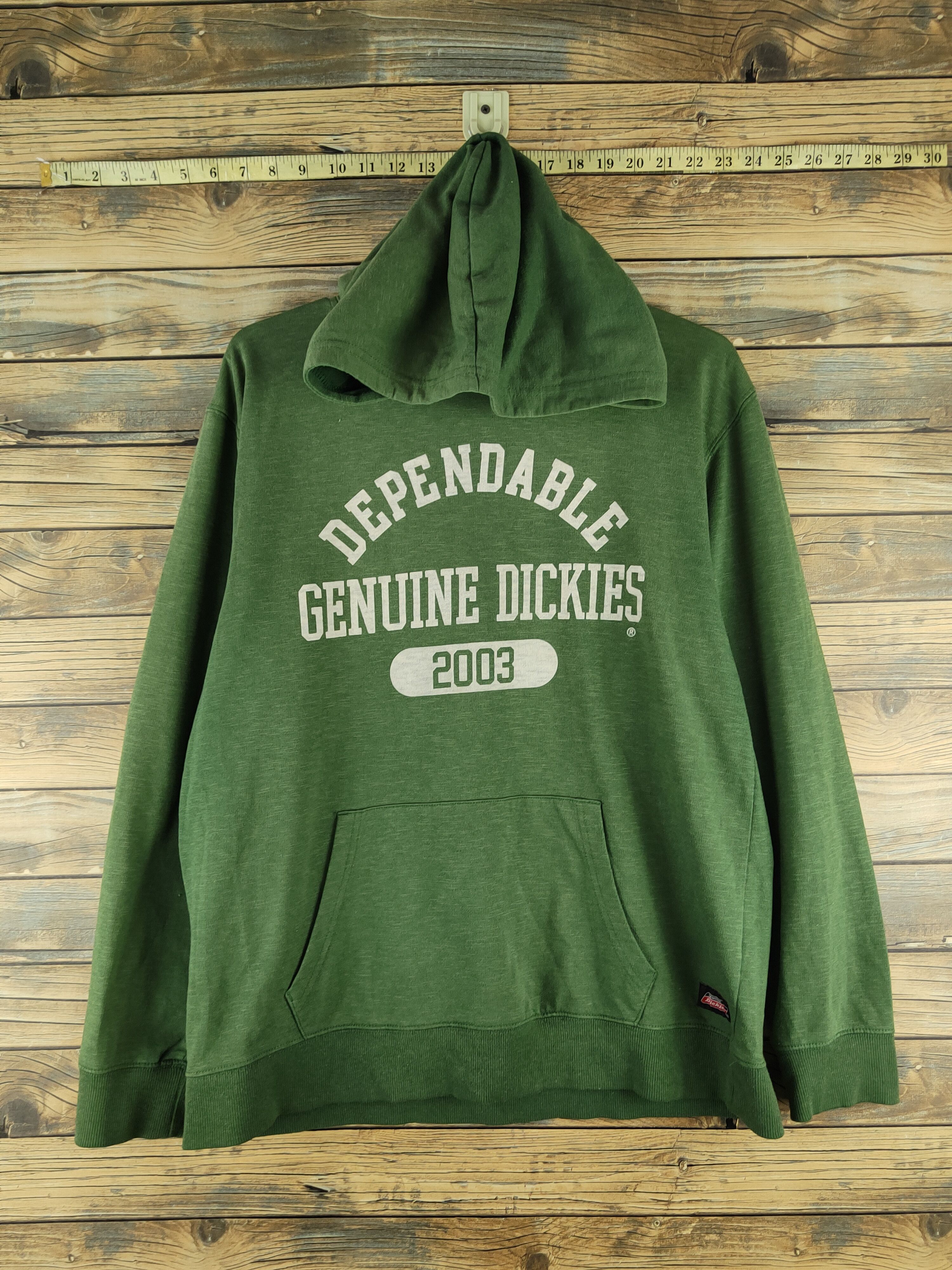 Dickies DL Dickies vintage Green Hoodie Sweatshirts #S2884 Size US L / EU 52-54 / 3 - 1 Thumbnail