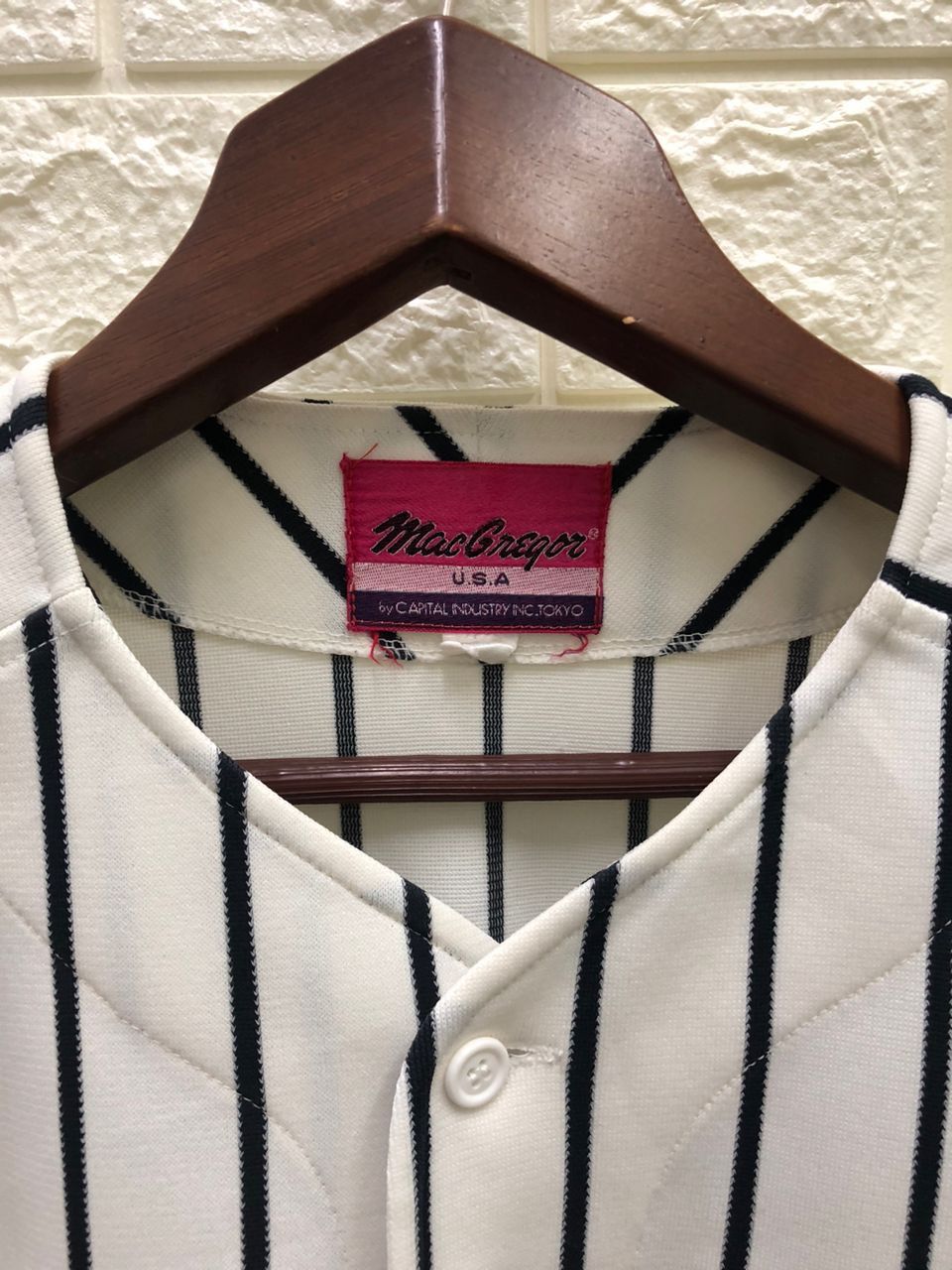 Vintage Macgregor Capital Industry Baseball Jersey 28 Size US XL / EU 56 / 4 - 3 Thumbnail