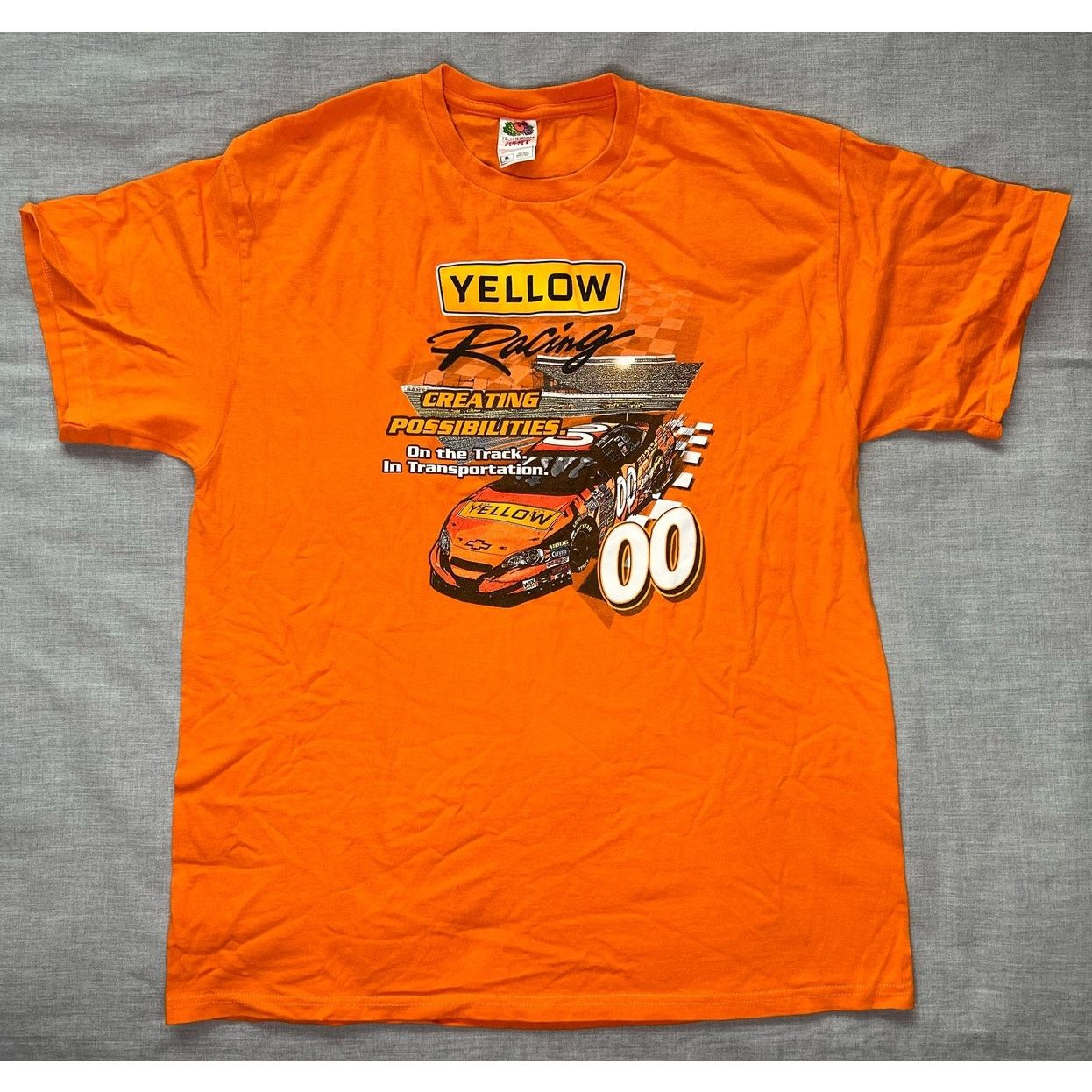 Fruit Of The Loom × NASCAR NASCAR Yellow Racing Chevy Monte Carlo T-Shirt XL Size US XL / EU 56 / 4 - 1 Thumbnail