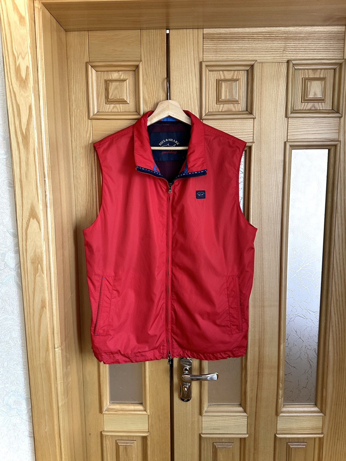 Paul & Shark Paul & Shark Red Quilted Vest XL- L Jacket Yachting Italy Size US XL / EU 56 / 4 - 7 Thumbnail