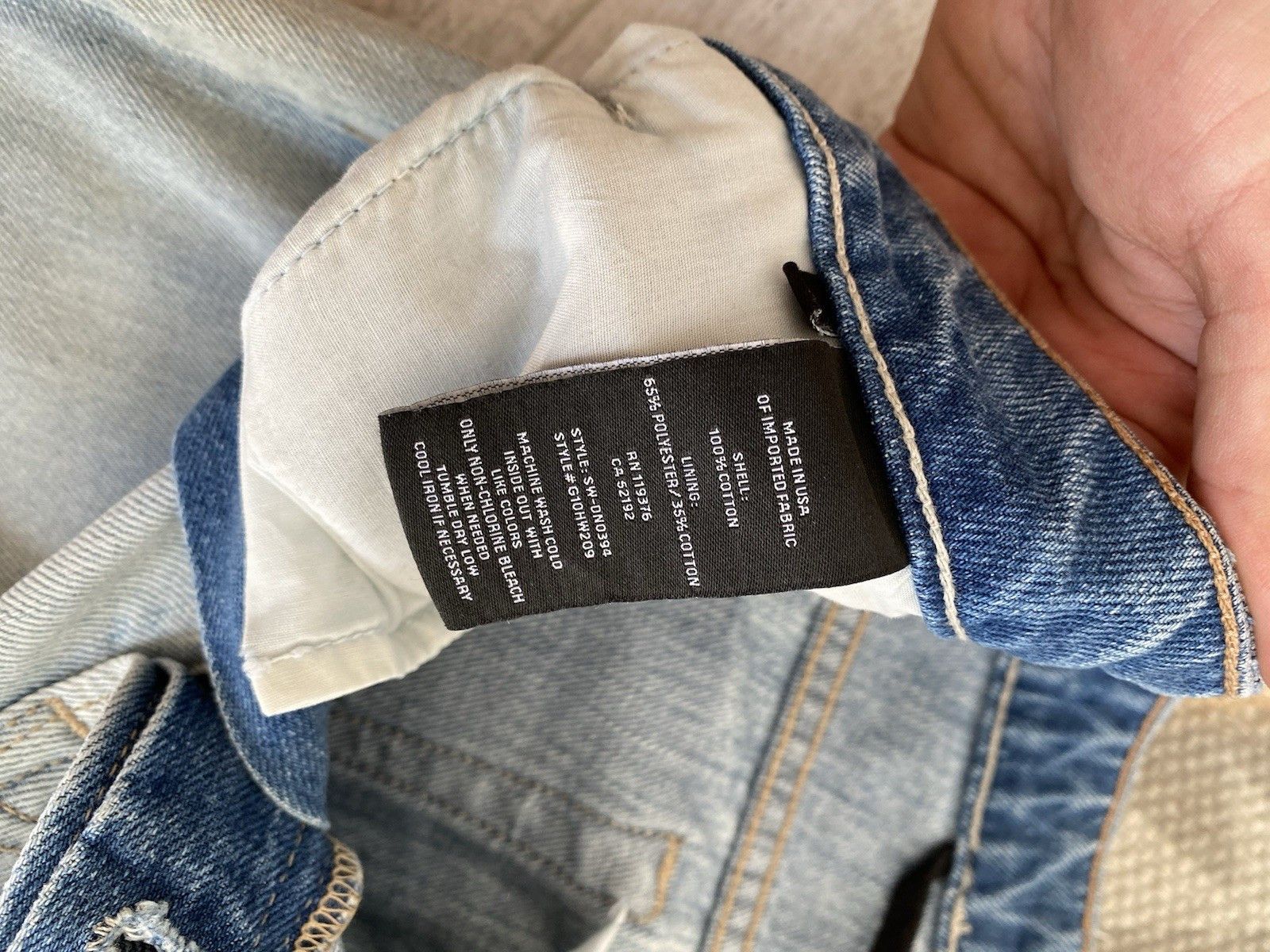 Helmut Lang Helmut Lang Womens Washed Denim Jeans Pants Size 26" / US 2 / IT 38 - 13 Thumbnail