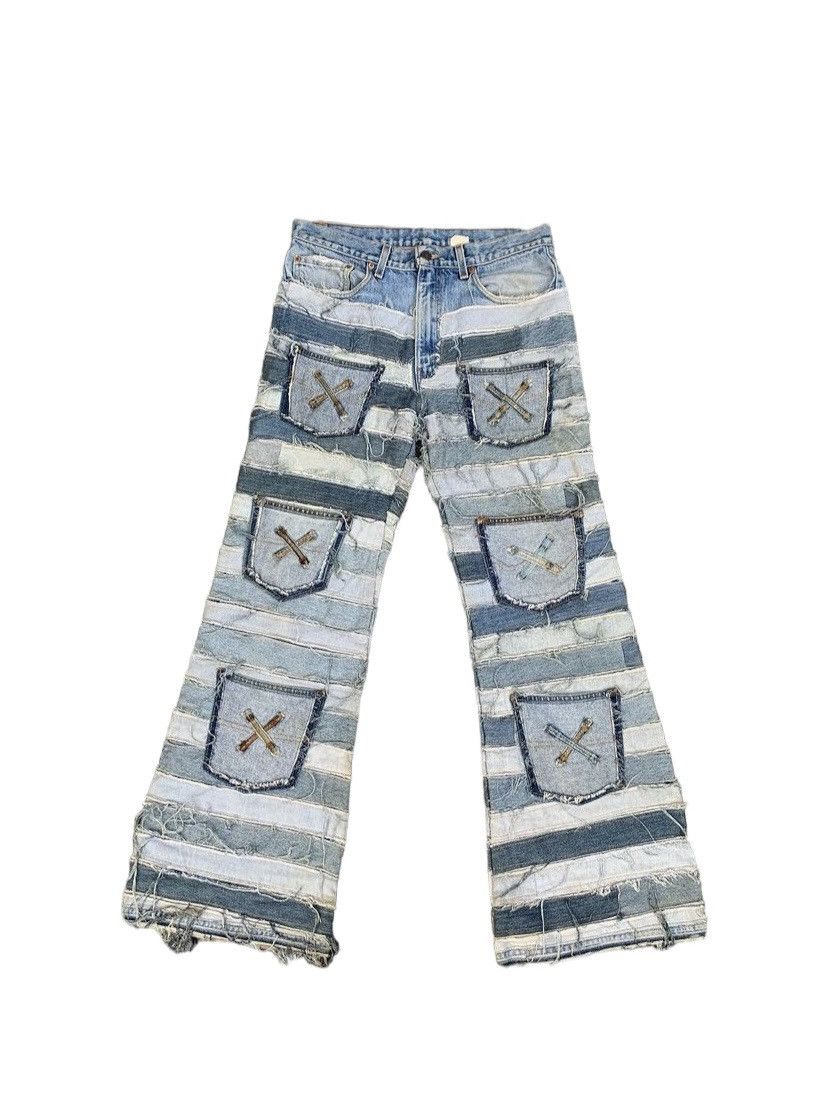 Beauty Beast × Hysteric Glamour × Japanese Brand Levis 517 Inspired Hagi denim glamour iswn lgb style Size US 32 / EU 48 - 2 Thumbnail