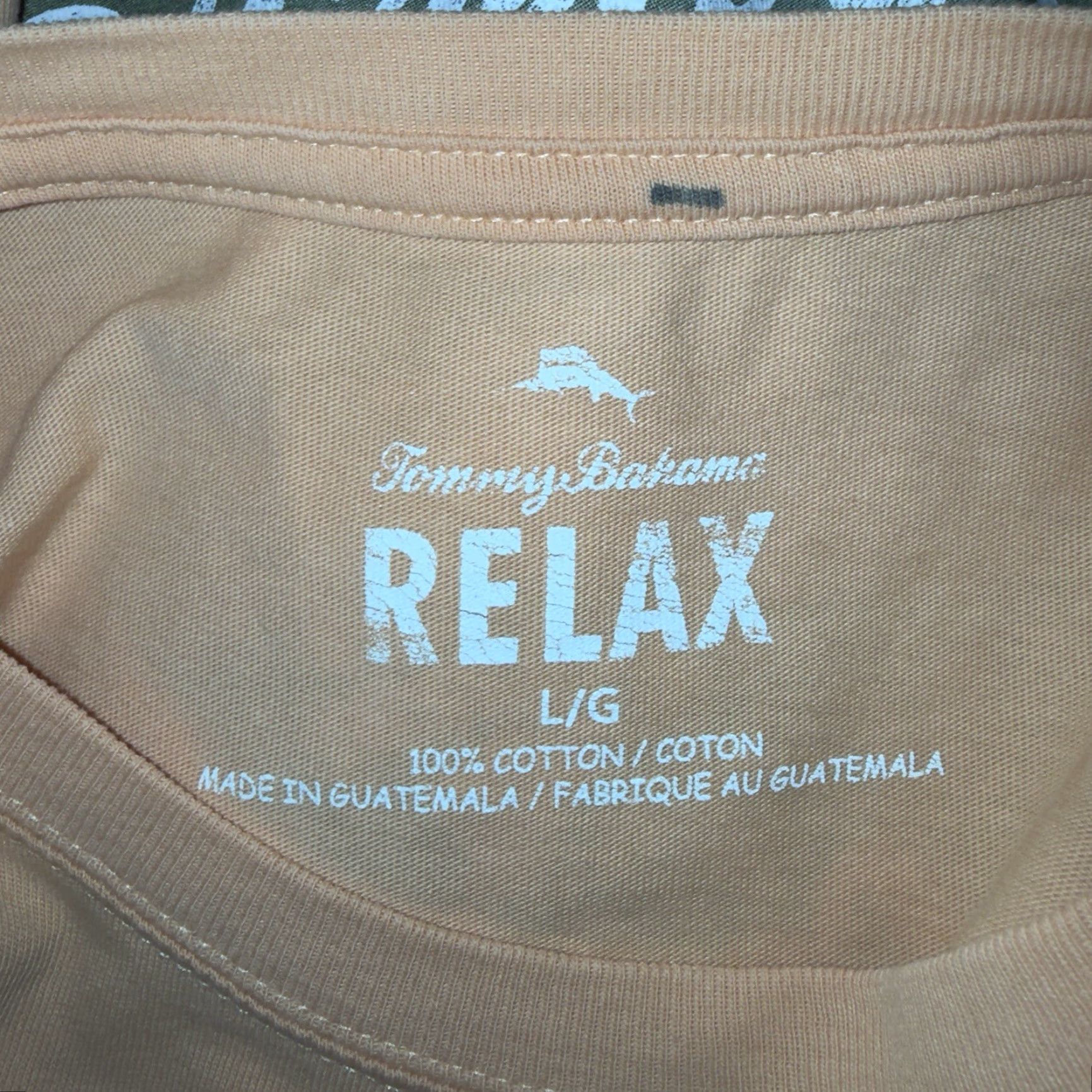 Tommy Bahama TOMMY BAHAMA Relaxed Fit Orange Graphic Tee Adult Large 100% Cotton Mens Size US L / EU 52-54 / 3 - 5 Thumbnail