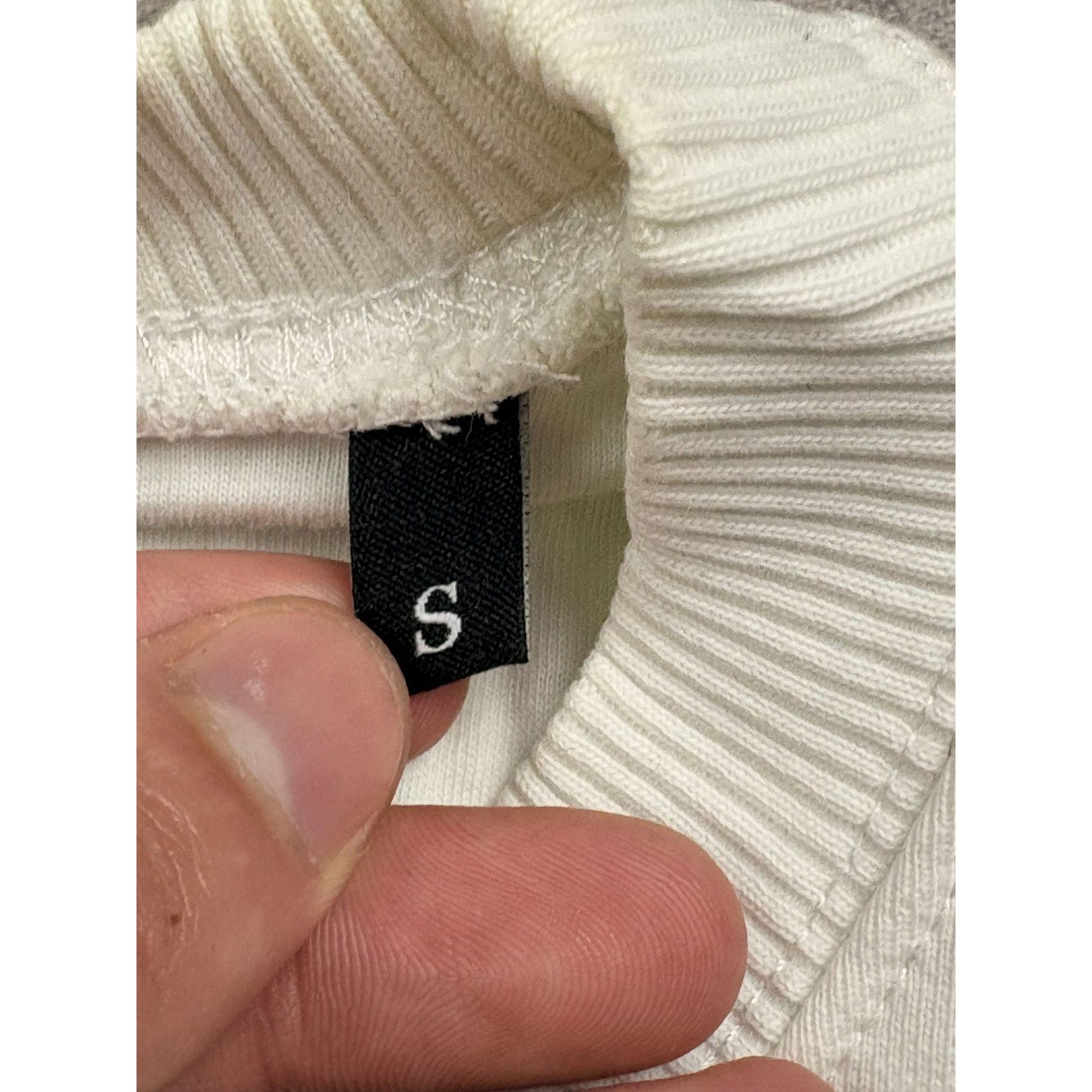 Diesel Diesel Mens White Sweatshirt With Neon Accents Size S Cotton Size US S / EU 44-46 / 1 - 6 Thumbnail