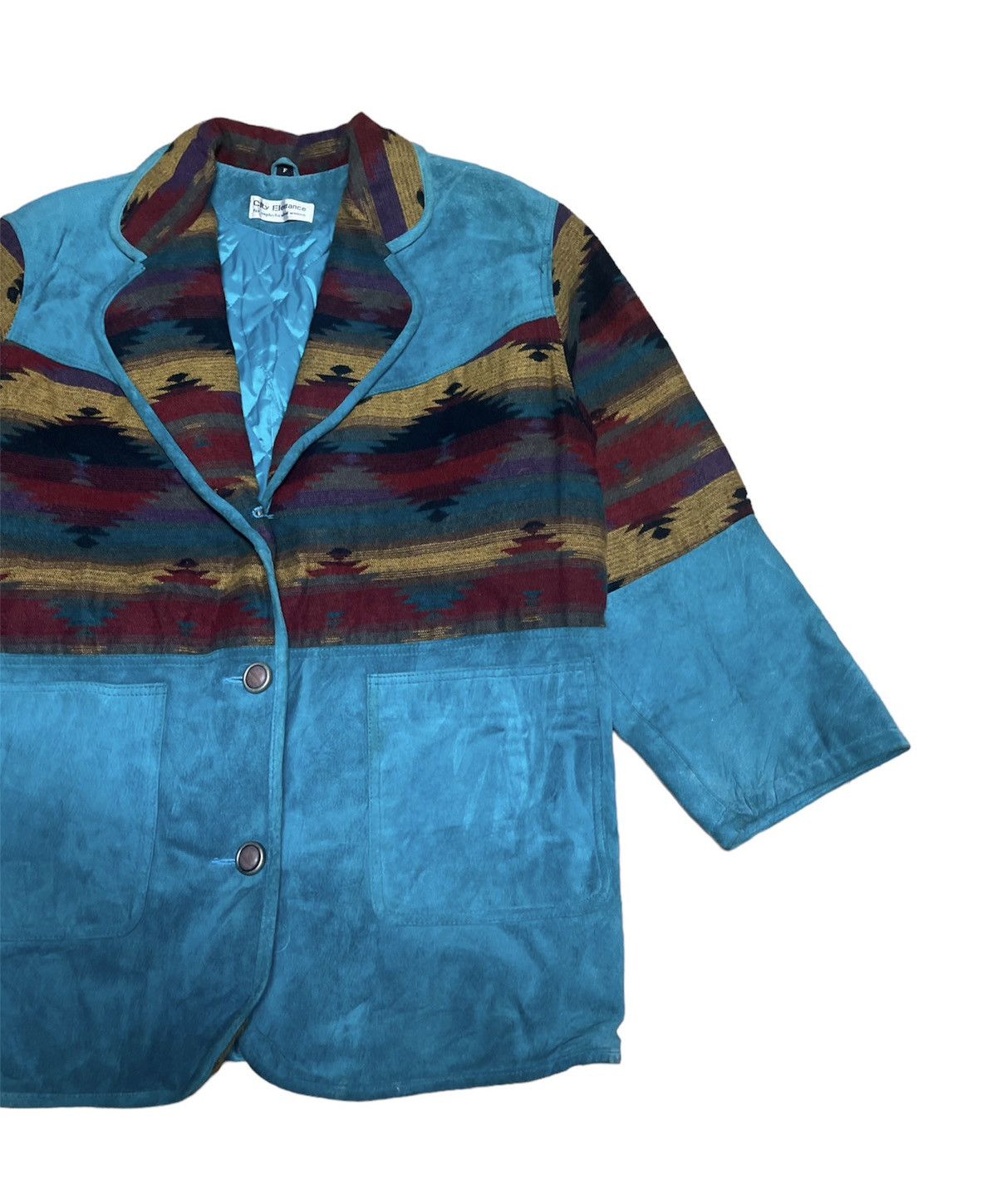 Japanese Brand Japanese City Elegance Navajo Leather Jacket Size M / US 6-8 / IT 42-44 - 8 Thumbnail