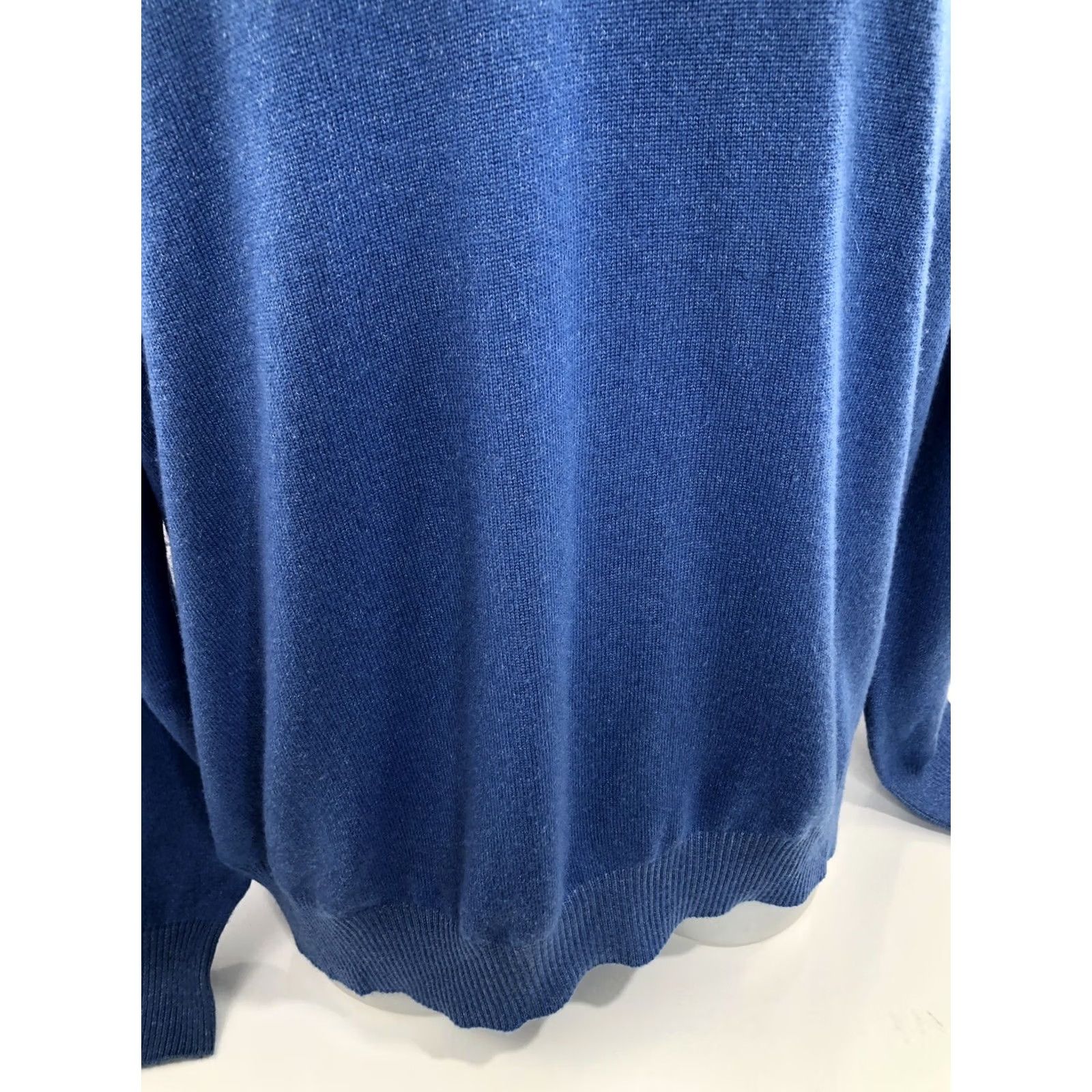 Vintage WERNER SCHERER ITALY 100% CASHMERE Mens Sweater 58 Blue Pullover Shirt Size US XXL / EU 58 / 5 - 3 Thumbnail
