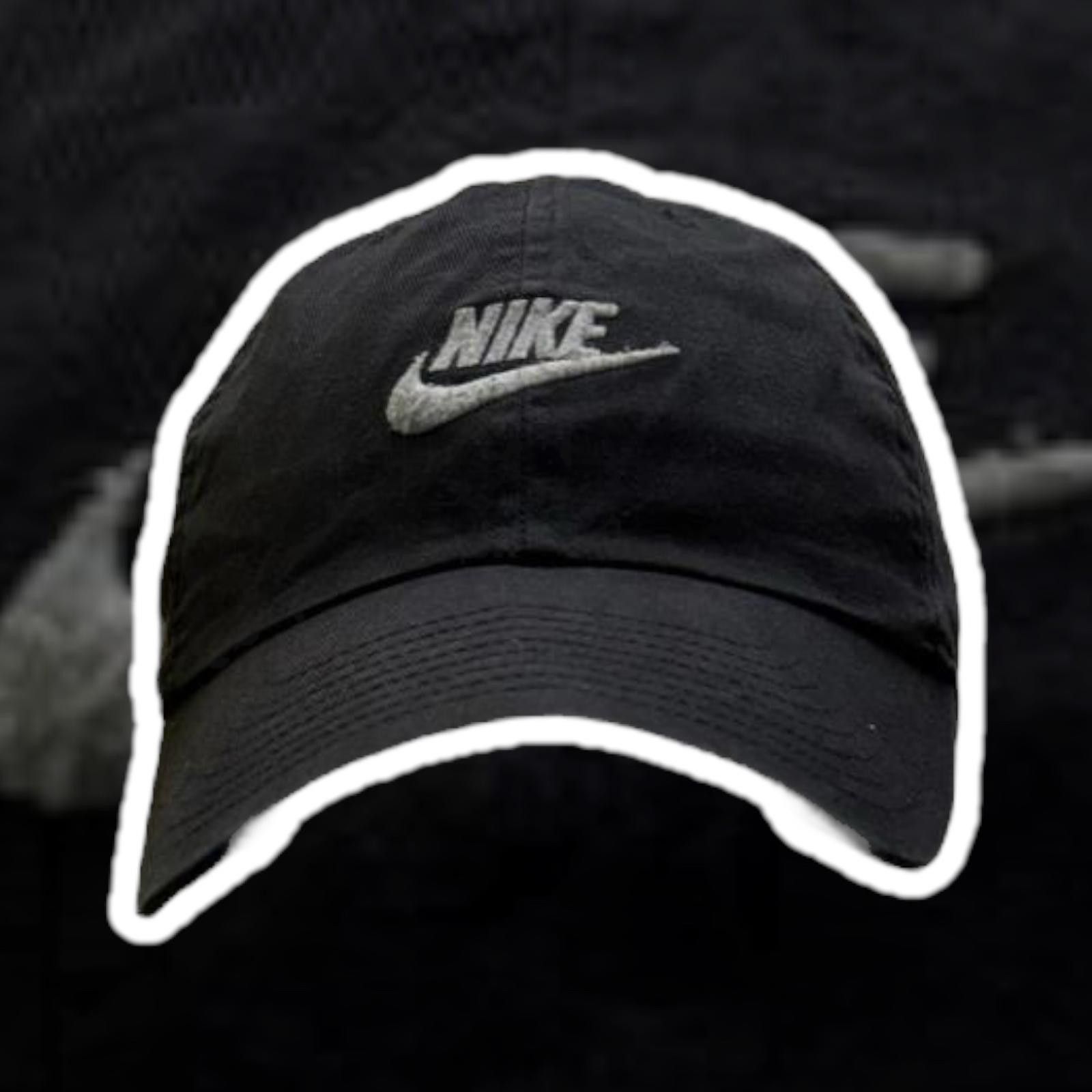 Nike Nike Black Baseball Cap with Embroidered Logo Size ONE SIZE - 1 Thumbnail
