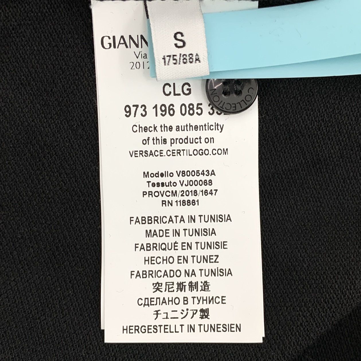 Versace Versace 23 Black Medusa Head Button Front Polo Shirt K26WX Size US S / EU 44-46 / 1 - 6 Thumbnail