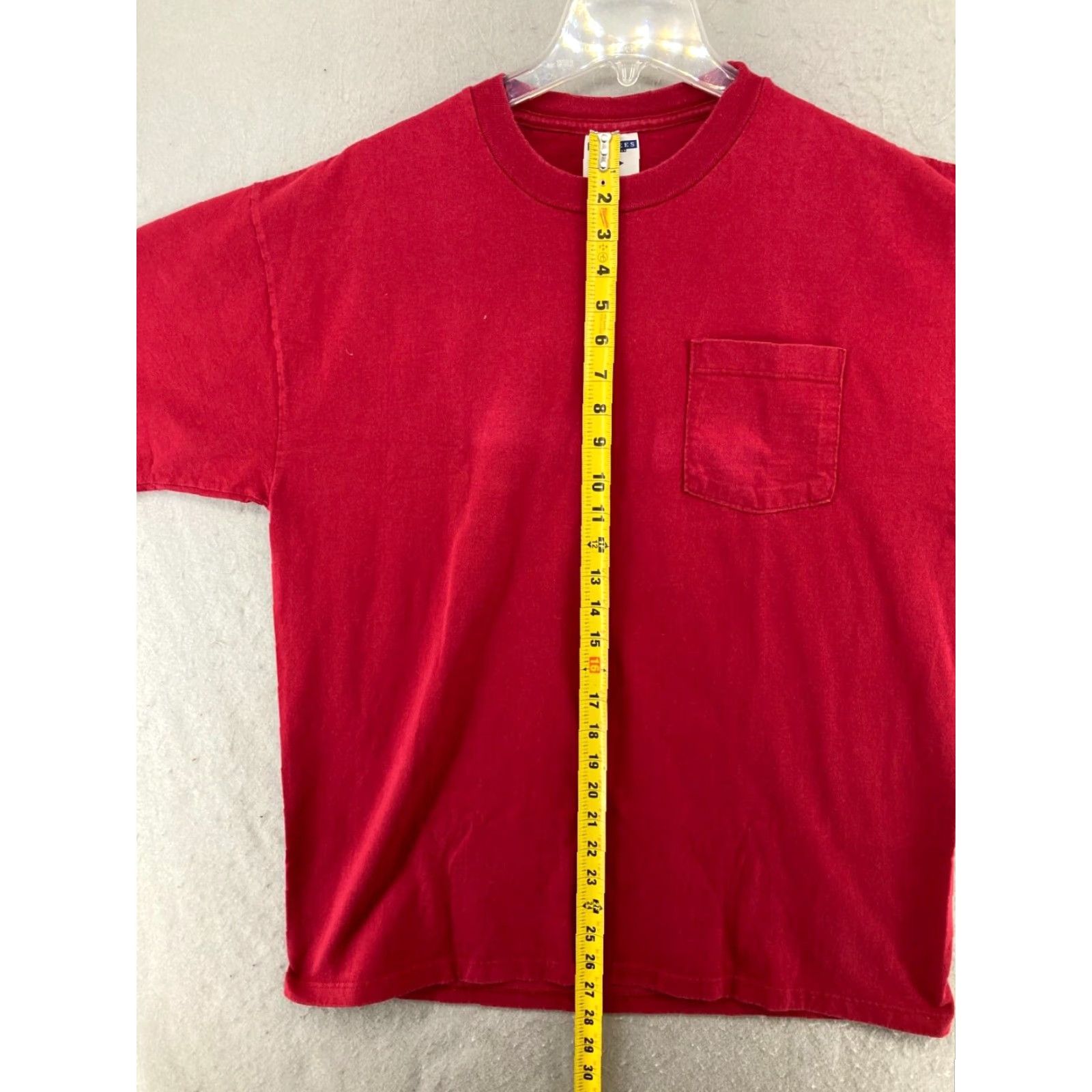 Izod VINTAGE IZOD TShirt Shirt Adult M Red USA Made Pocket 90s Mens Size US M / EU 48-50 / 2 - 3 Thumbnail