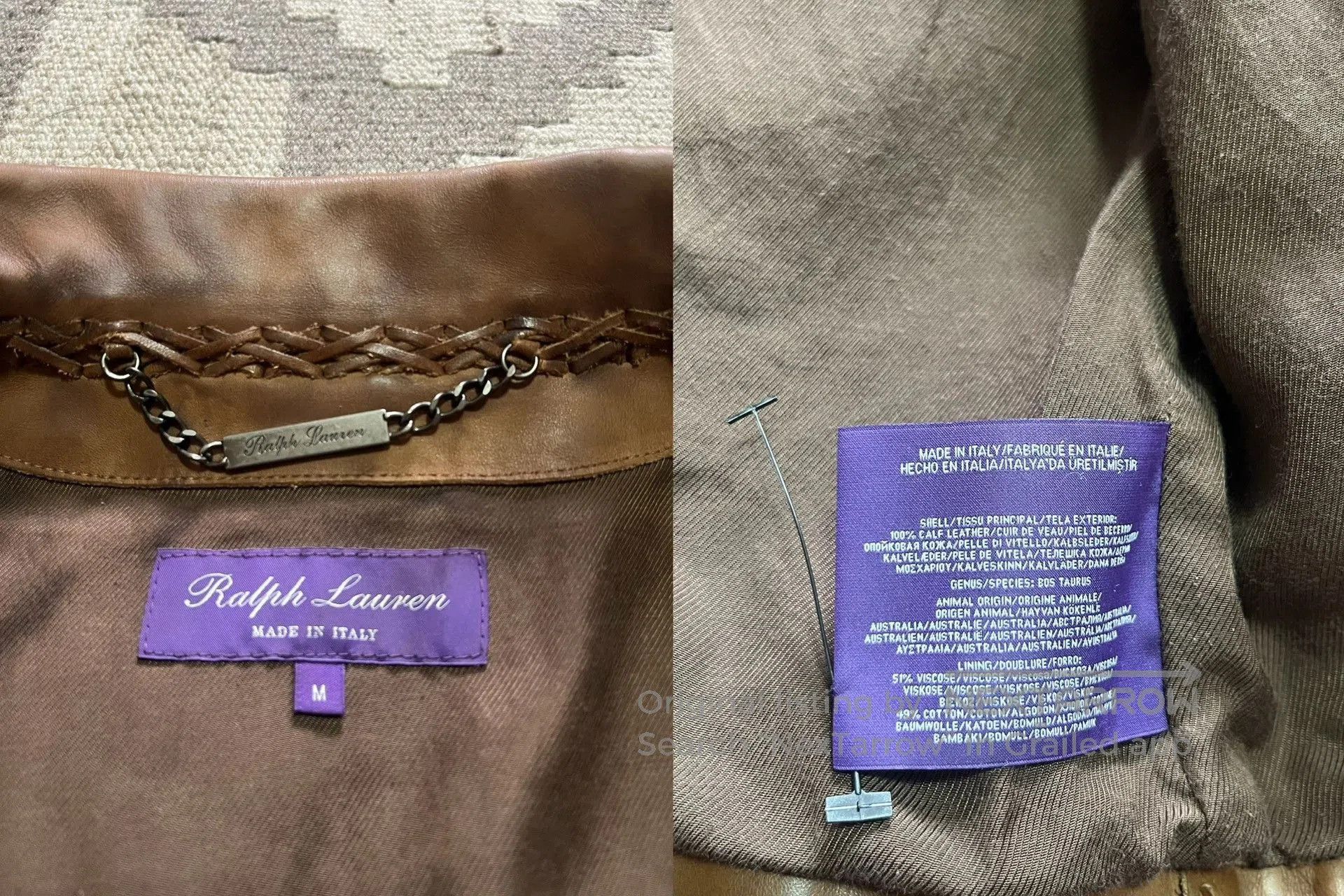 Ralph Lauren Purple Label Ralph Lauren Purple Label Western Leather Jacket. Size US M / EU 48-50 / 2 - 4 Thumbnail