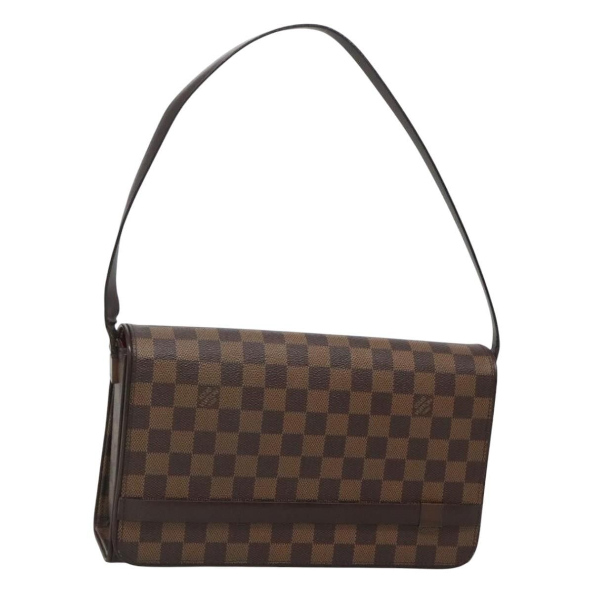 Louis Vuitton Damier Ebene Tribeca Ron Shoulder Bag N51160 Lv Auth 122666 in Damie Ebene, Women's