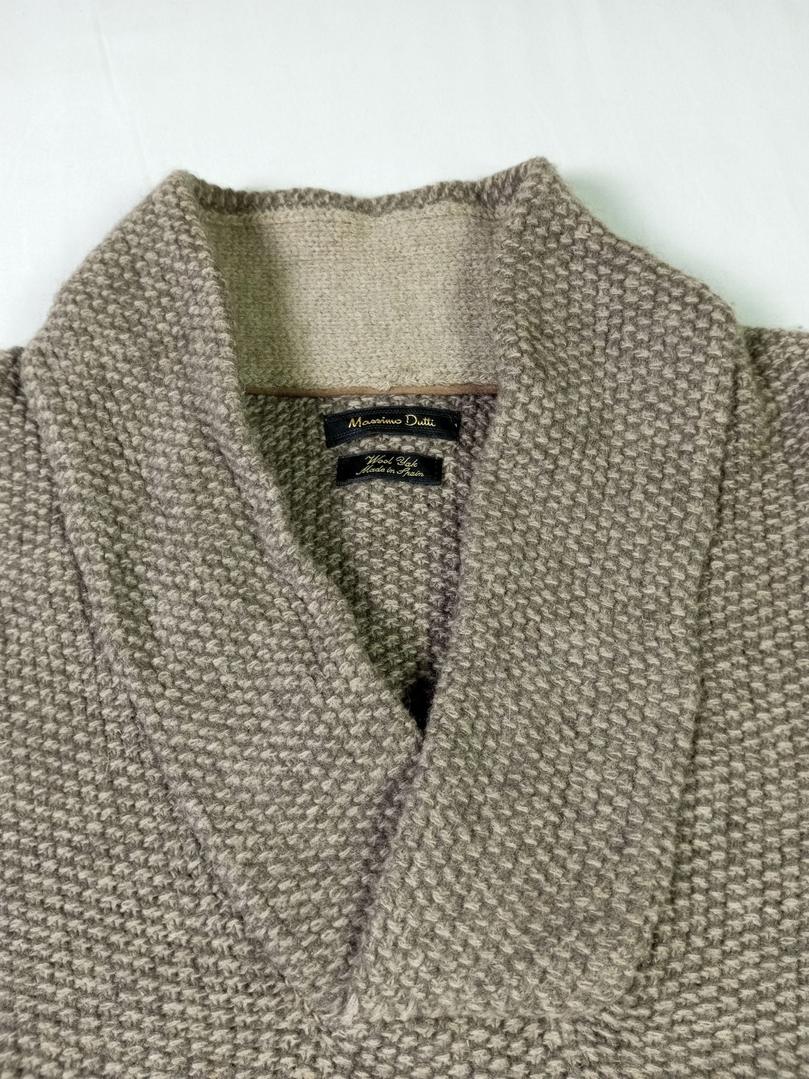 Massimo Dutti × Vintage Vintage Massimo Dutti Brown Knit Wear Size US L / EU 52-54 / 3 - 4 Thumbnail