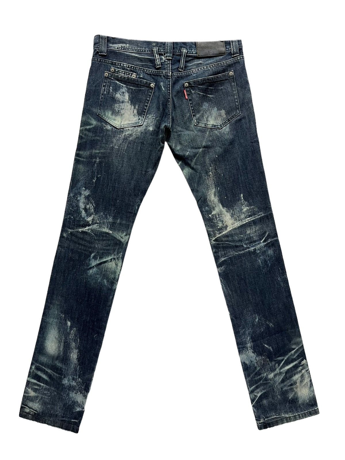 Tornado Mart 🔥TORNADO MART JAPAN Acid Wash Low Rise Slim Fit Long Jeans Size US 31 - 3 Thumbnail