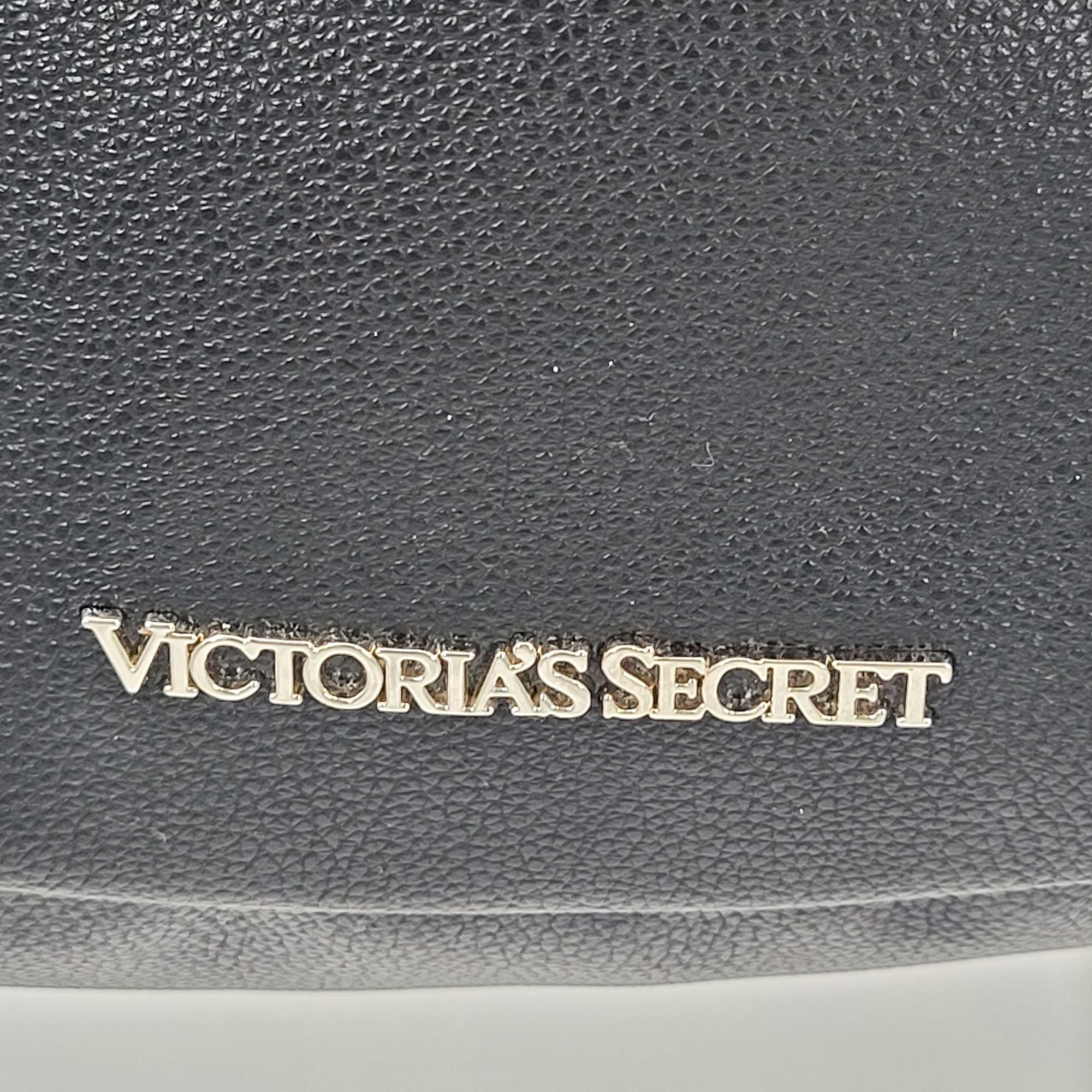 Victoria's Secret Victorias Secret Black Fringe Faux Leather Backpack Shoulder Size ONE SIZE - 3 Thumbnail