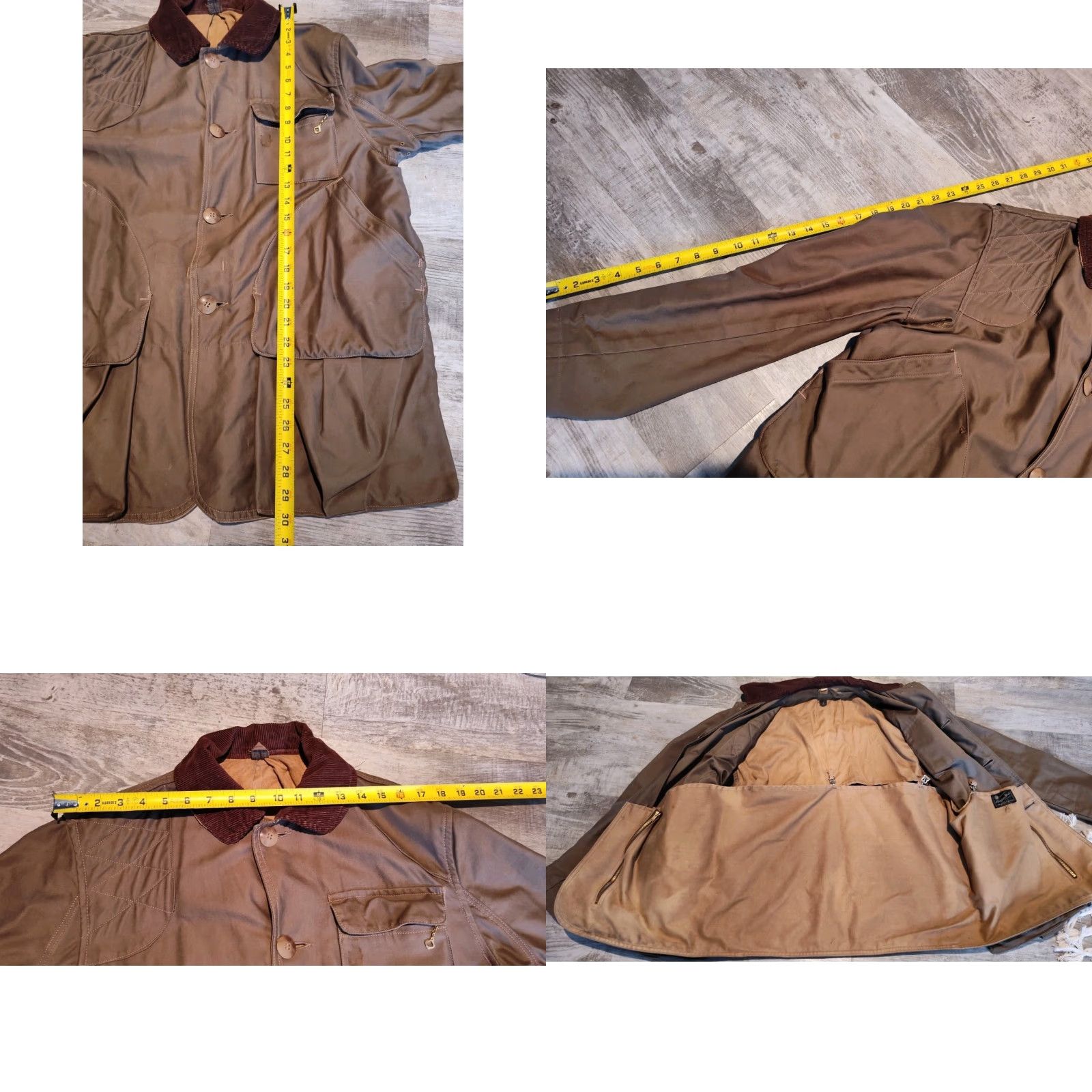Vintage VINTAGE American Field Chore Jacket Workwear 1940s Brown Cotton M/L? Mens Size US M / EU 48-50 / 2 - 9 Thumbnail