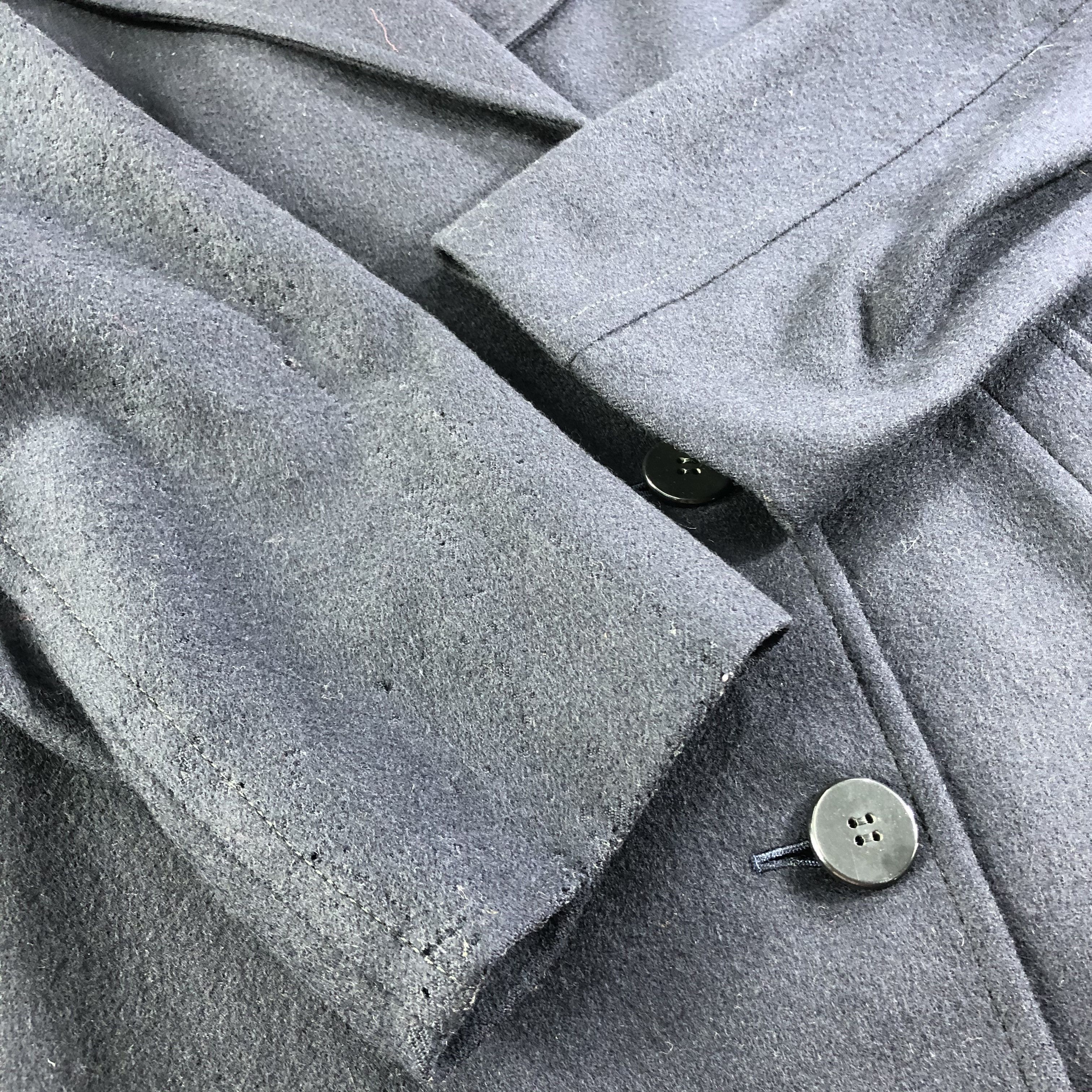 Aquascutum Aquascutum Blue Wool Peacoat Jacket -JC311 Size US L / EU 52-54 / 3 - 4 Thumbnail