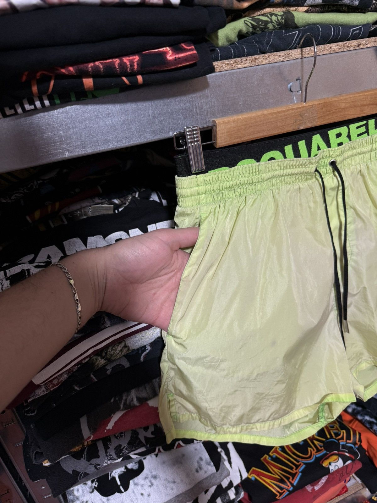 Dsquared2 Rare Luxury Dsquared2 Nylon Swim Shorts Y2K Hype Size US 30 / EU 46 - 3 Thumbnail