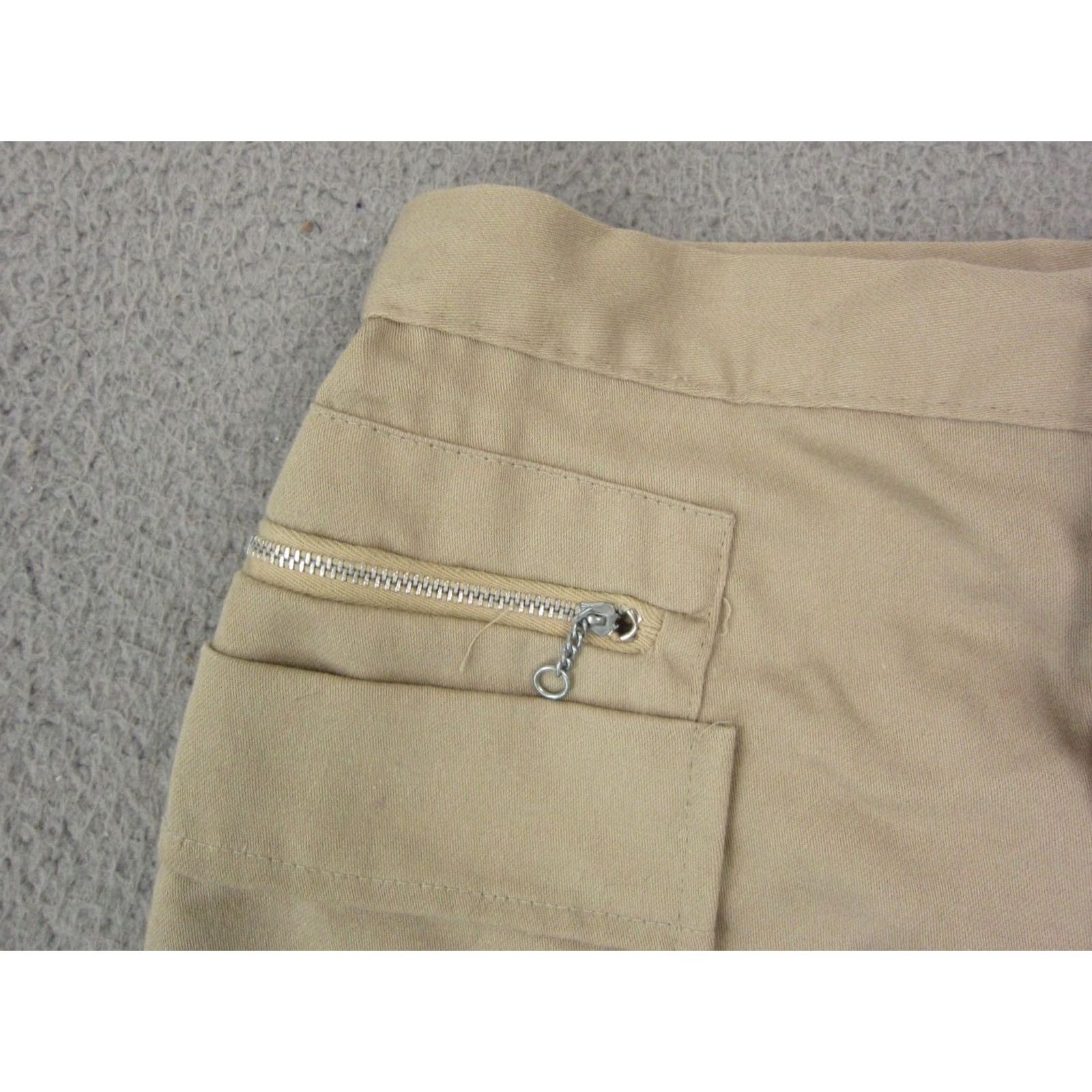Sears VINTAGE Sears Juniors Shorts Chino Size 11 26 Beige Khaki Casual 80s 90s Preppy Womens Men? Size 26" / US 2 / IT 38 - 3 Thumbnail