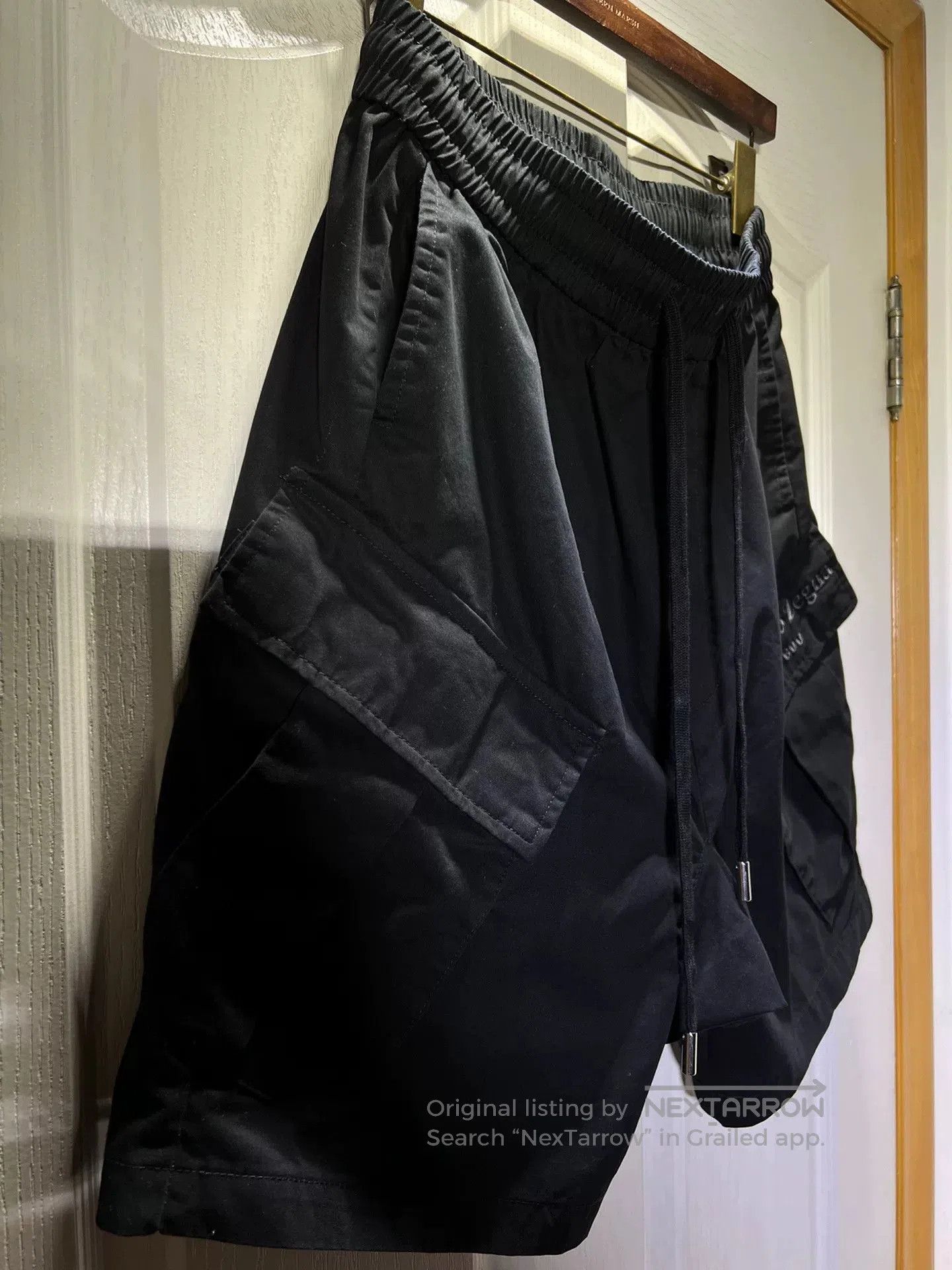 Ermenegildo Zegna ZEGNA Men's Summer Black Cargo Shorts. Size US 32 / EU 48 - 4 Thumbnail