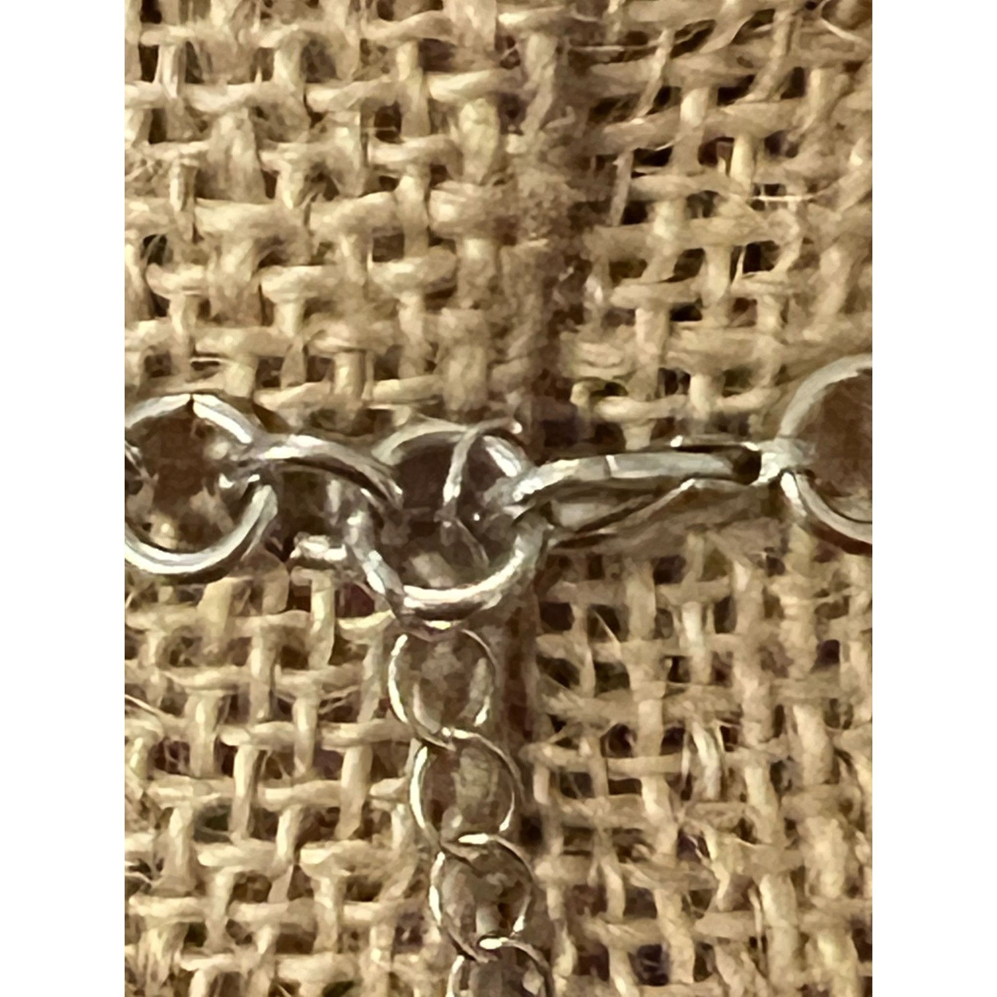 Other Cato C 1946 Silver Tone Black Enamel necklace clear rhinesto Size ONE SIZE - 4 Thumbnail