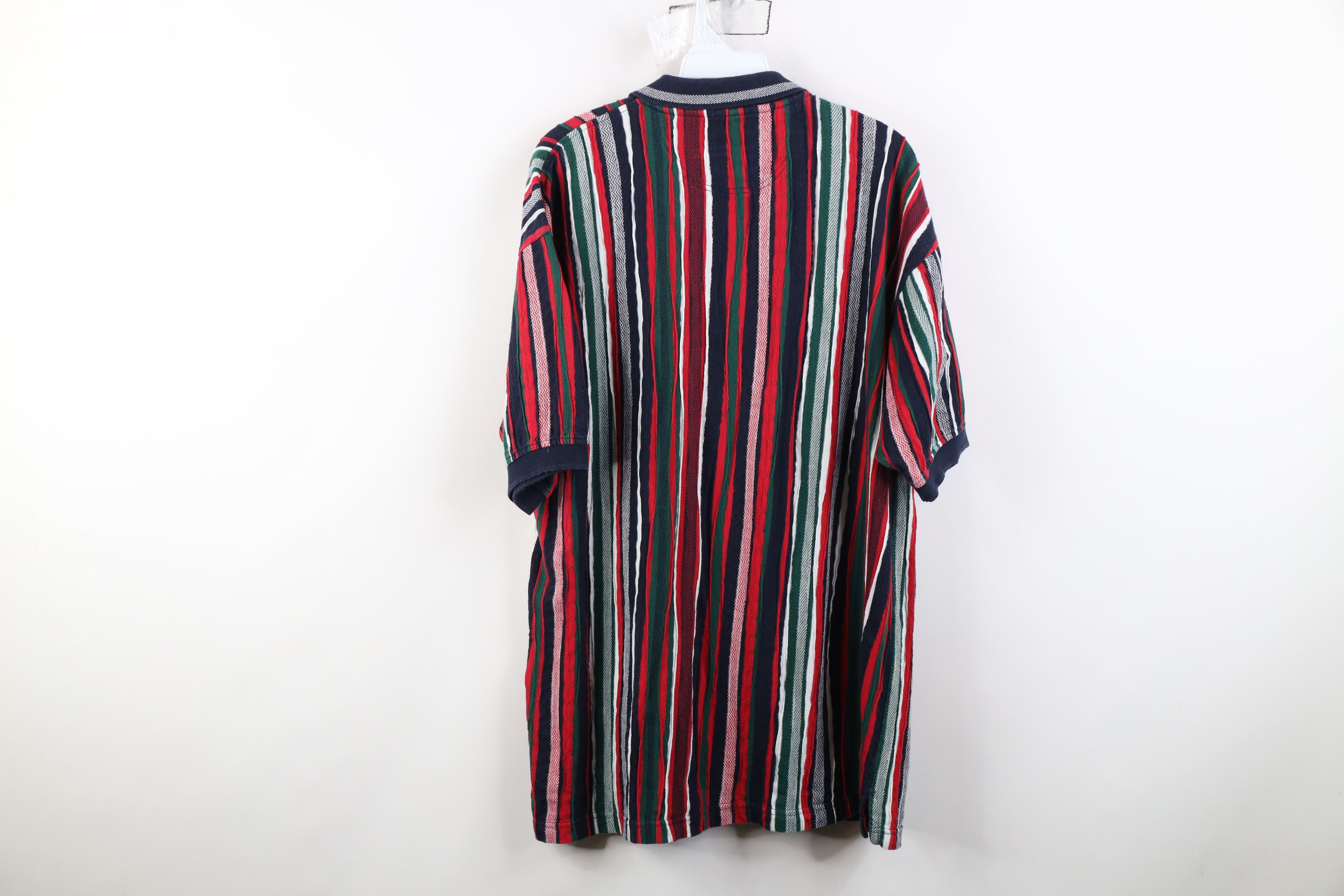 Vintage Vintage 90s Streetwear Coogi Style Striped Golf Polo Shirt Size US L / EU 52-54 / 3 - 10 Thumbnail