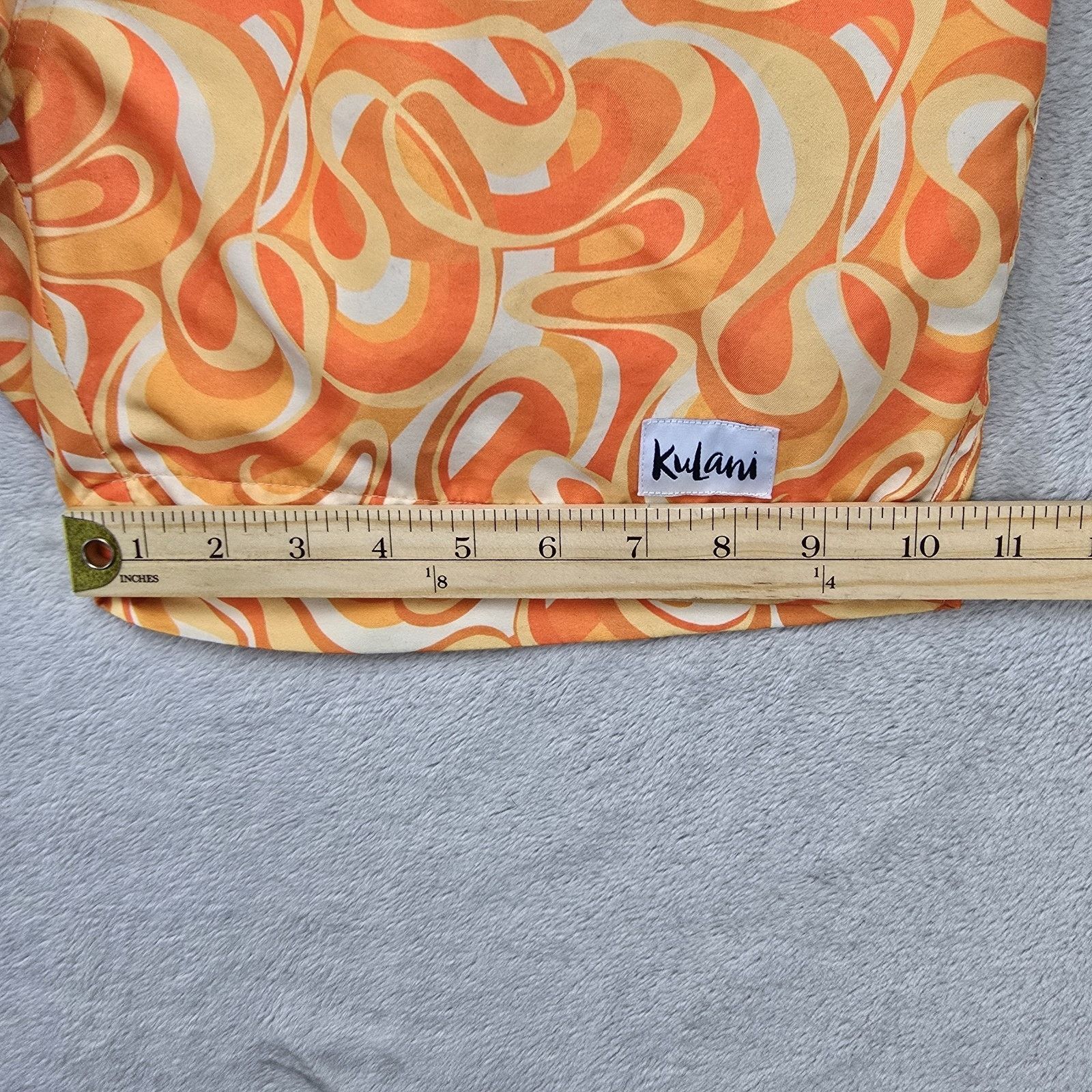 Other Kulani Kinis Swim Trunks Mens Small Orange Lined Shorts 5” Size US 28 / EU 44 - 8 Thumbnail