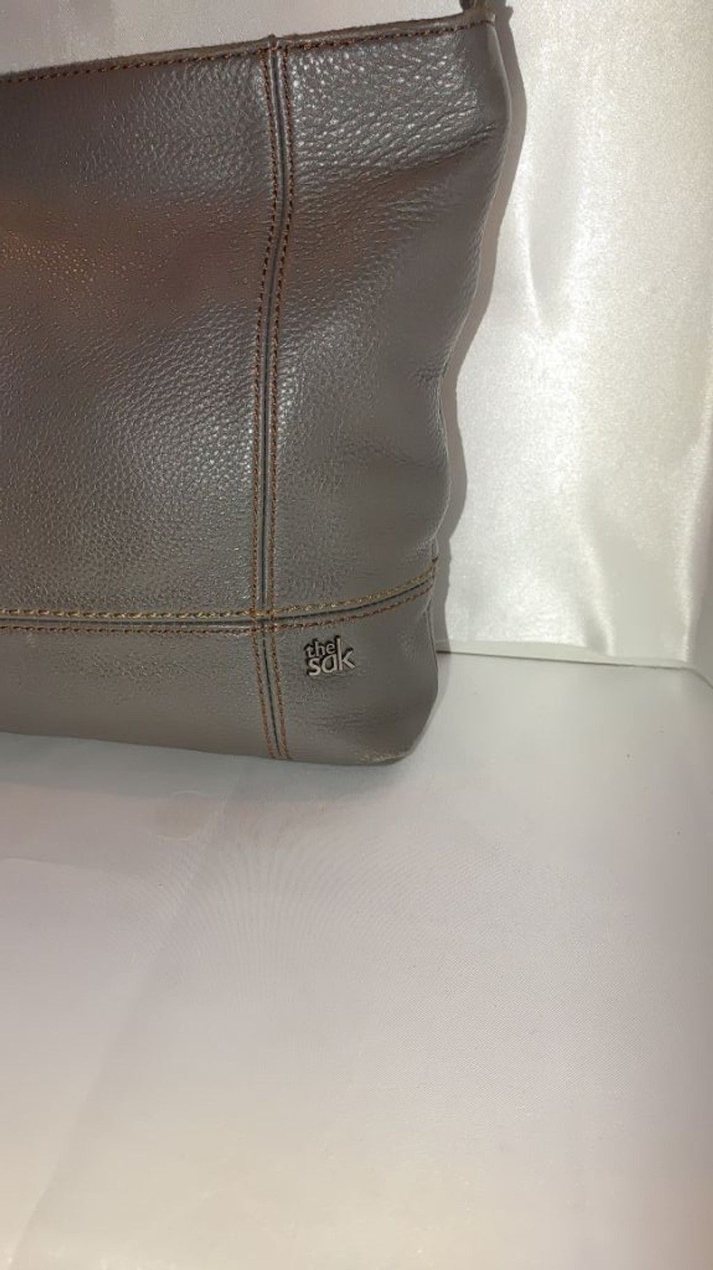 The Sak The Sak De Young Leather Hobo Bag on Slate Size ONE SIZE - 4 Thumbnail