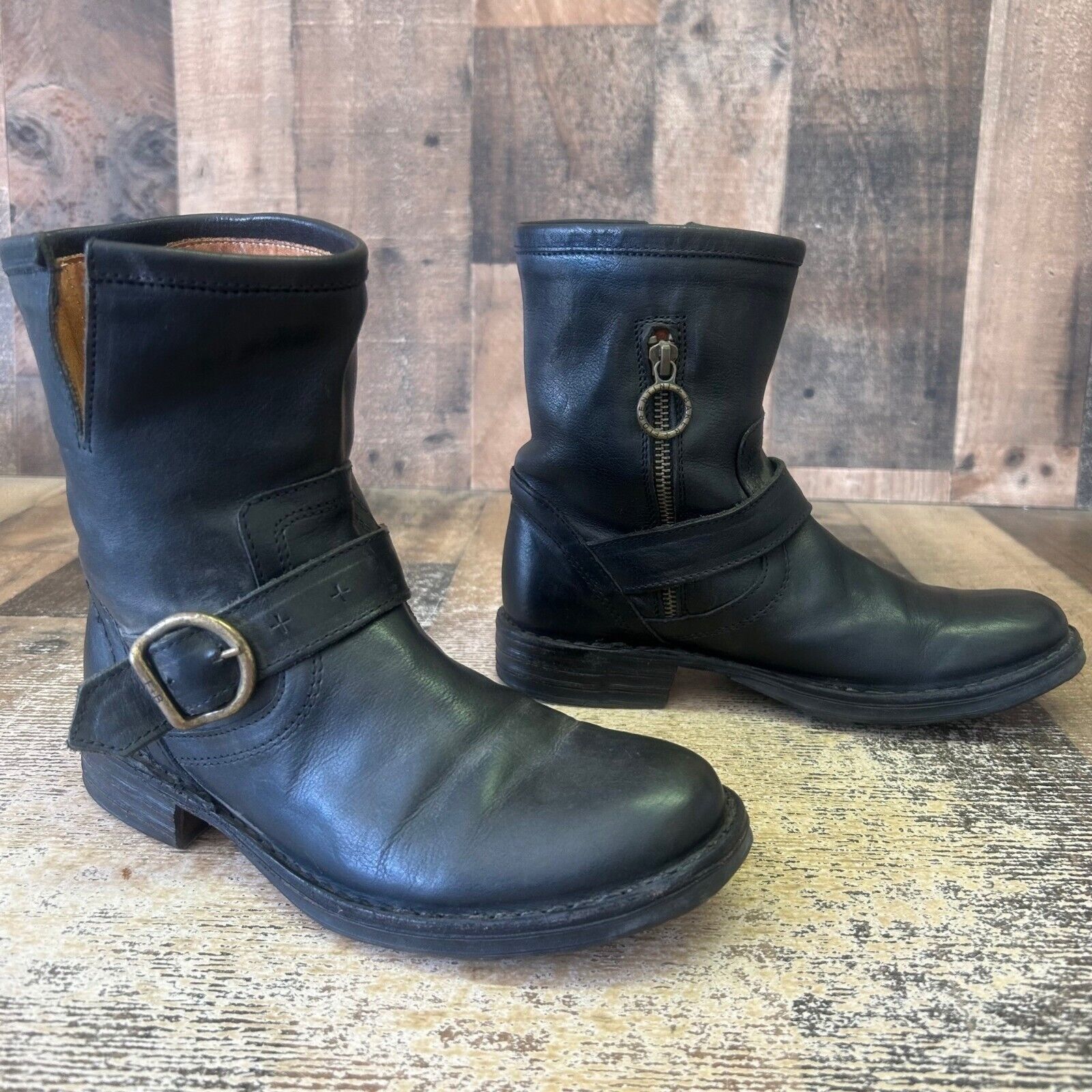 Fiorentini + Baker Fiorentini Baker Side Zip Black Ankle Boots Womens 5 Size US 5 / IT 35 - 5 Thumbnail