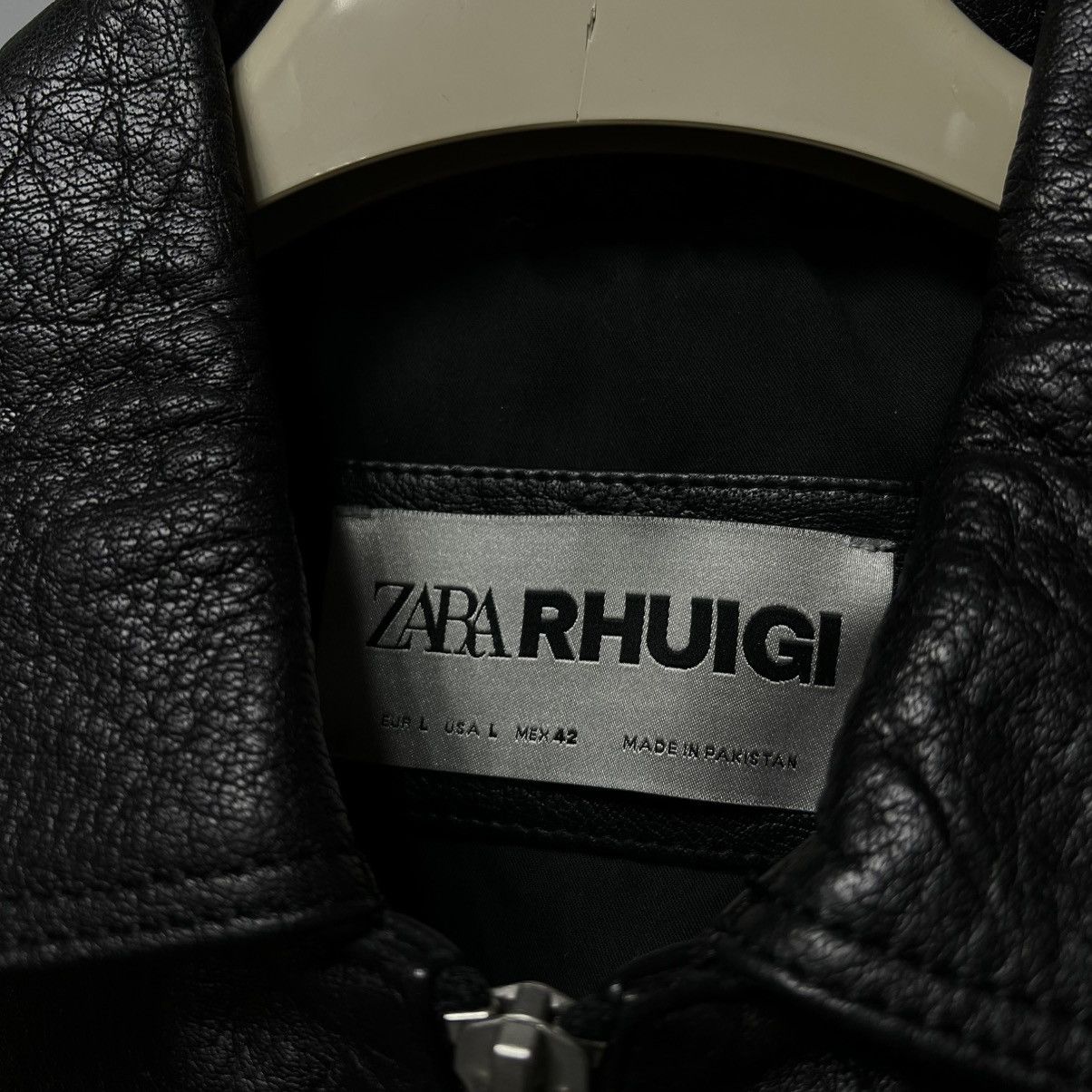 Rhude × Zara RHUDE × Zara NEW Cropped Leather Jacket Limited Edition y2k Size US L / EU 52-54 / 3 - 15 Thumbnail