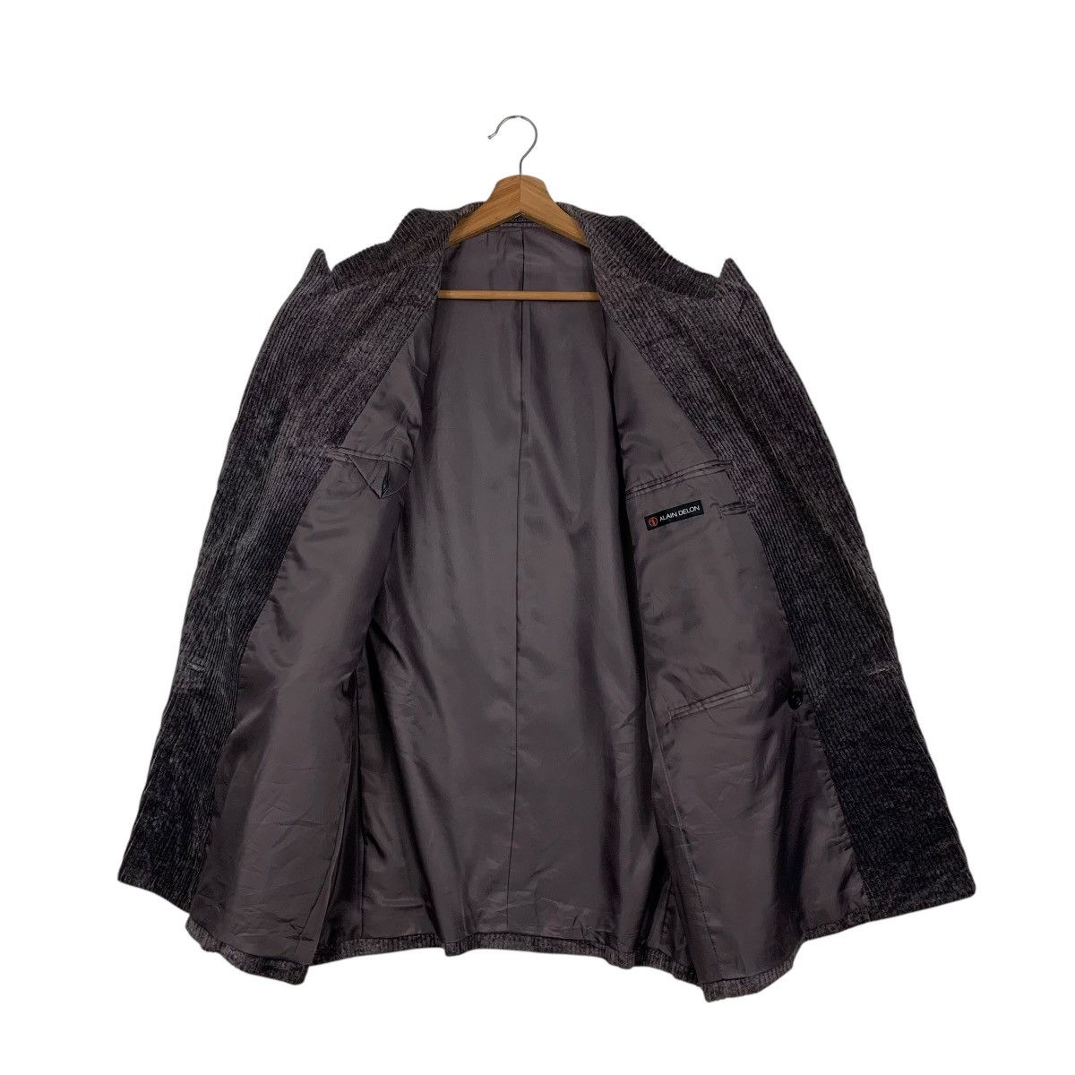 ALAIN DELON ALAIN DELON Corduroy Velvet Dark Brown Blazers #2109-C92 Size US L / EU 52-54 / 3 - 11 Thumbnail