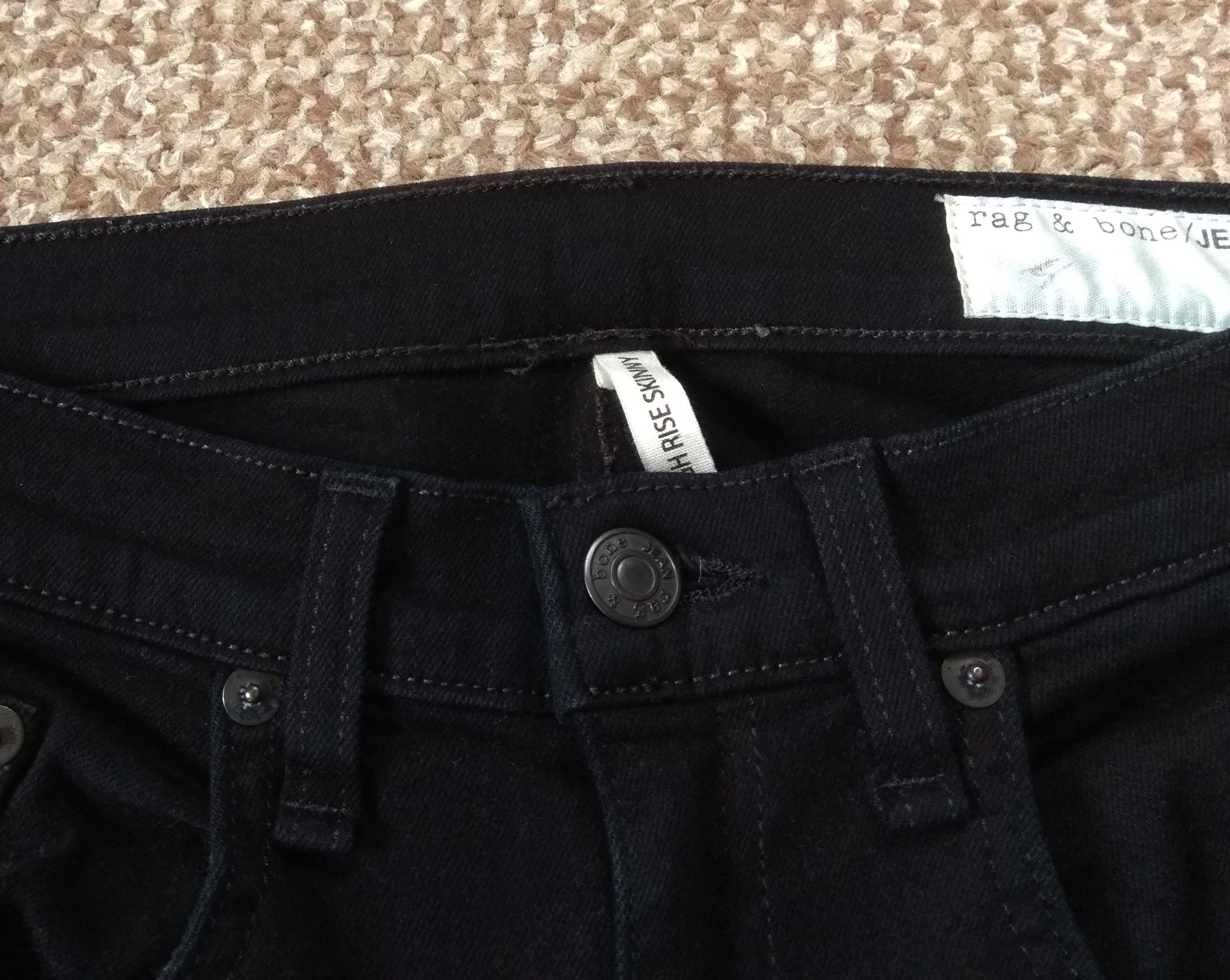 Rag & Bone Rag & Bone Womens Denim Jeans High Rise Skinny Size 26" / US 2 / IT 38 - 6 Thumbnail