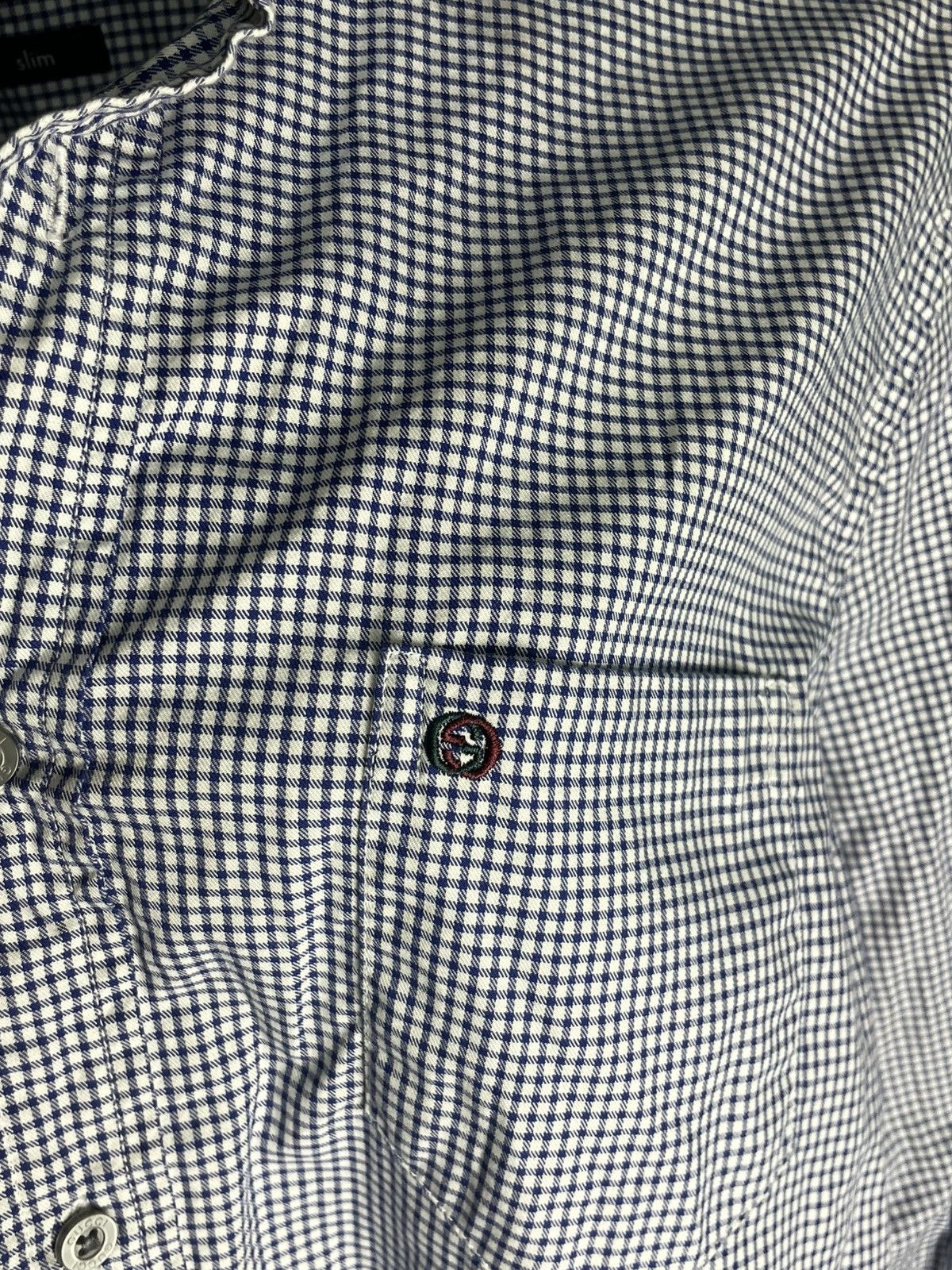 Gucci Gucci Plaid Check Formal Dress Slim Shirt Size US M / EU 48-50 / 2 - 3 Thumbnail
