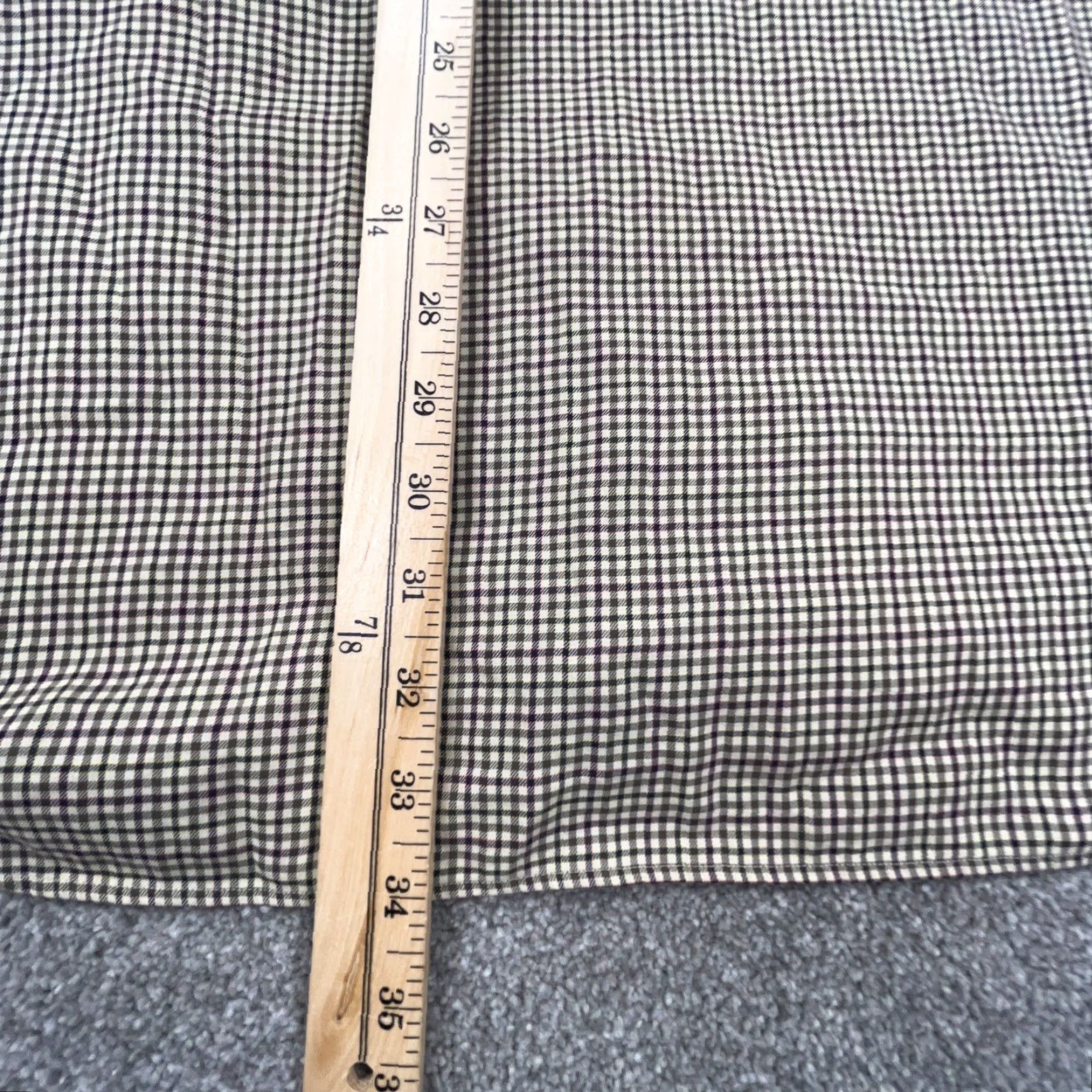 Ralph Lauren Ralph Lauren Shirt Men 2XL Brown Button-Up Check Gingham Collar Down Casual Size 48R - 7 Thumbnail