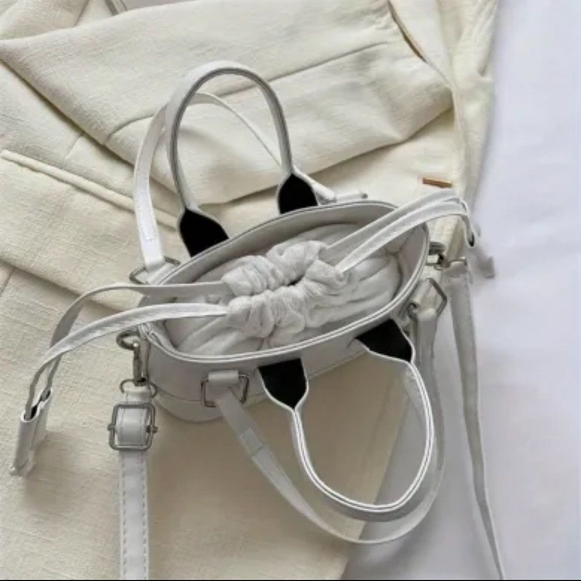 Other White Mini Shoulder Bag – Multi-Strap Y2K-Inspired Purse Size ONE SIZE - 3 Thumbnail