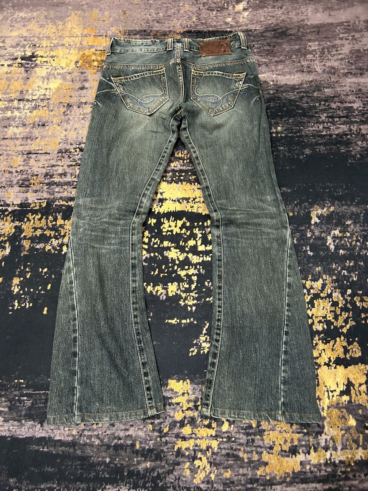 Edwin Vintage Venus Something Edwin Washed Flare Jeans Size US 30 / EU 46 - 2 Thumbnail