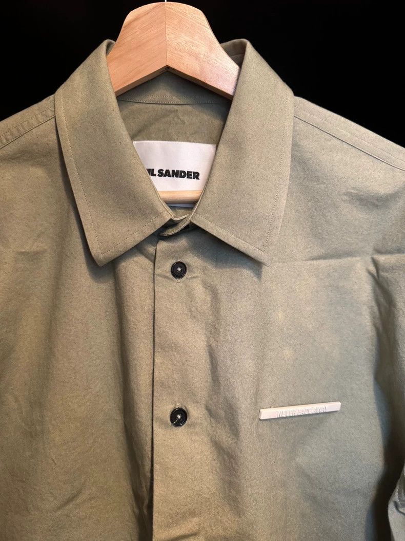 Jil Sander Jil Sander Minimalist Light Green Iron Label Shirt Size M / US 6-8 / IT 42-44 - 2 Thumbnail
