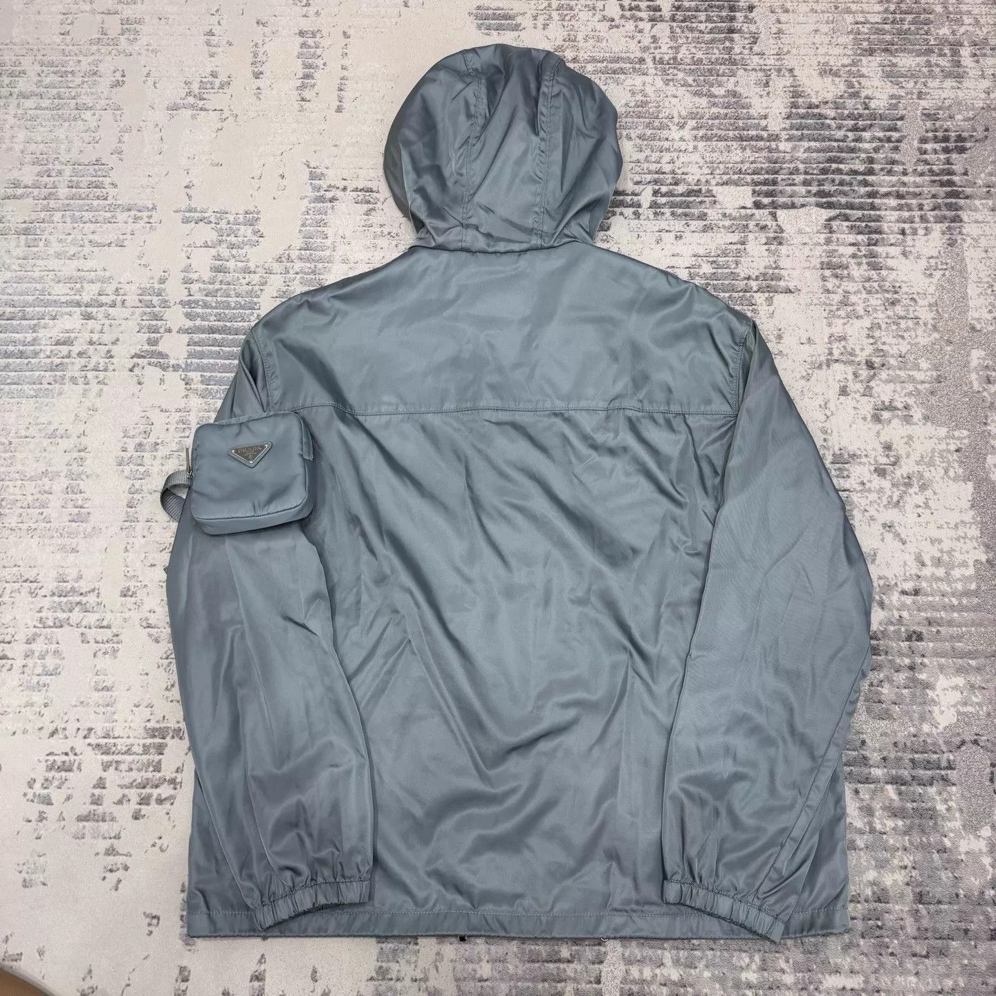 Prada Prada-Sleeve-Pocket-Nylon-Hooded-Jacket-L Size US L / EU 52-54 / 3 - 2 Thumbnail