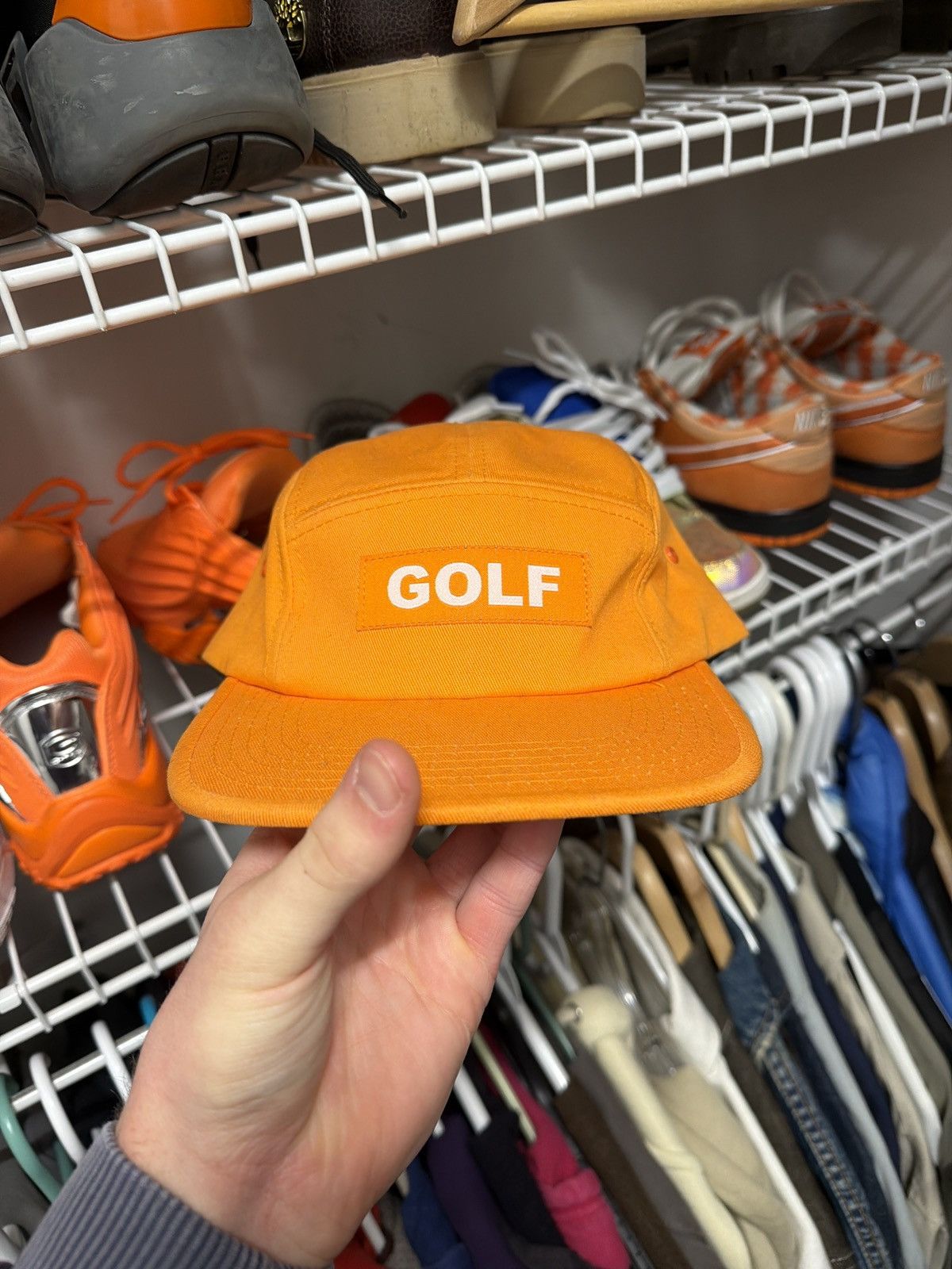 Golf Wang Golf Wang Logo Camp Hat Orange Size ONE SIZE - 7 Thumbnail