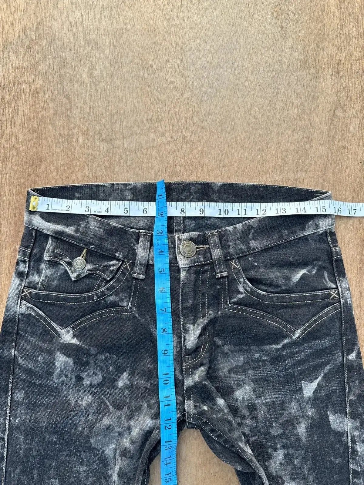 Killer Acid W31 L32 Vintage RATTLE TRAP Curve/Banana Legs Acid Wash Pant Size US 31 - 7 Thumbnail