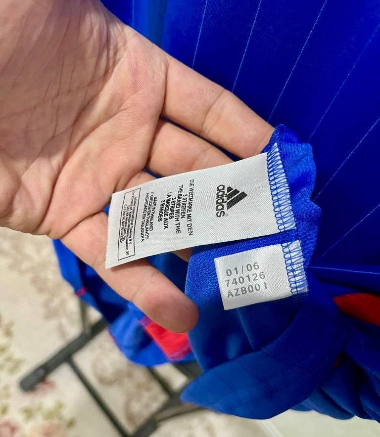 Adidas Vintage Adidas France 2006 Zidane #10 Jersey Size US XXL / EU 58 / 5 - 6 Thumbnail