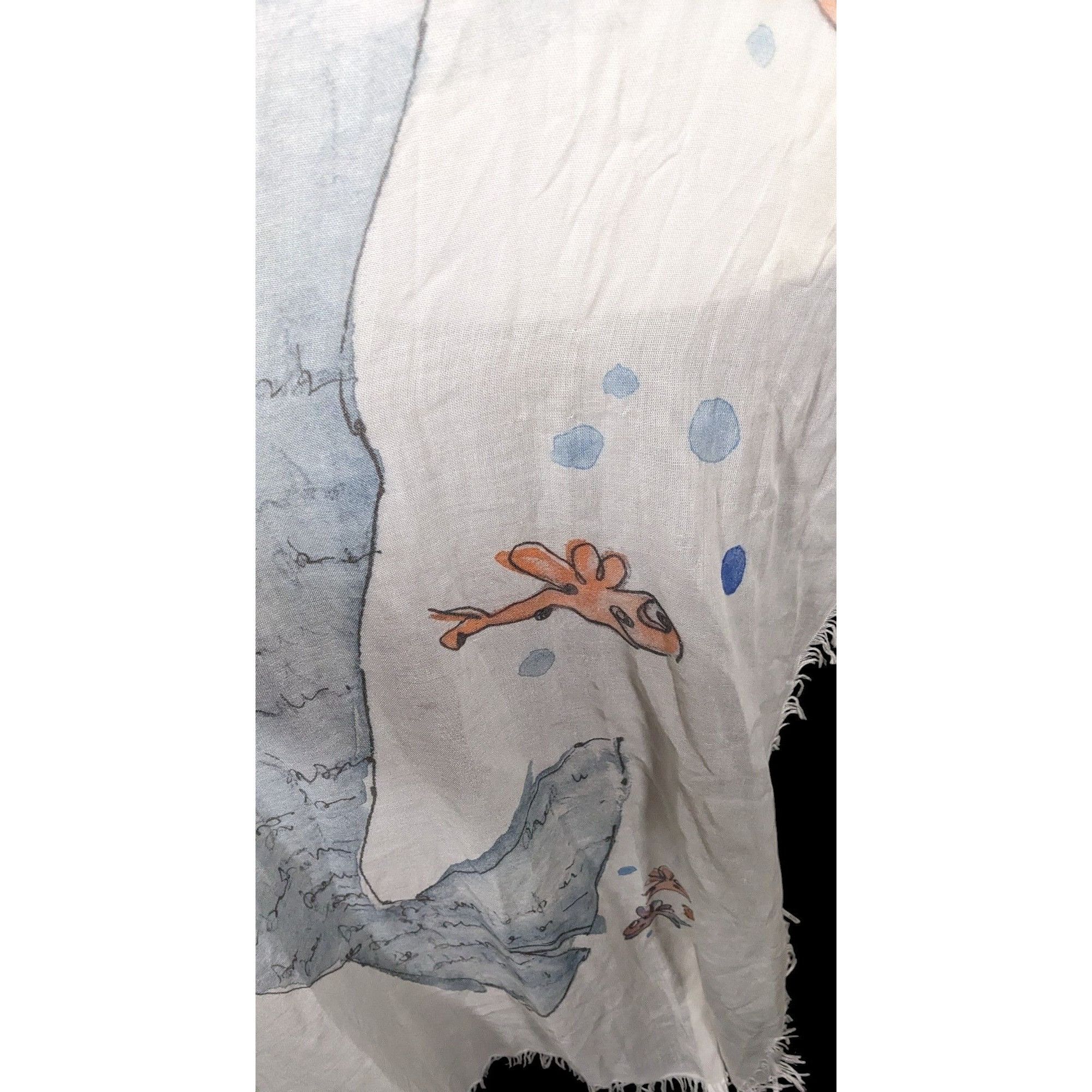Other Whimsical Italian "The Sea Ends Where The Sky Begins" Art Sc Size ONE SIZE - 12 Thumbnail