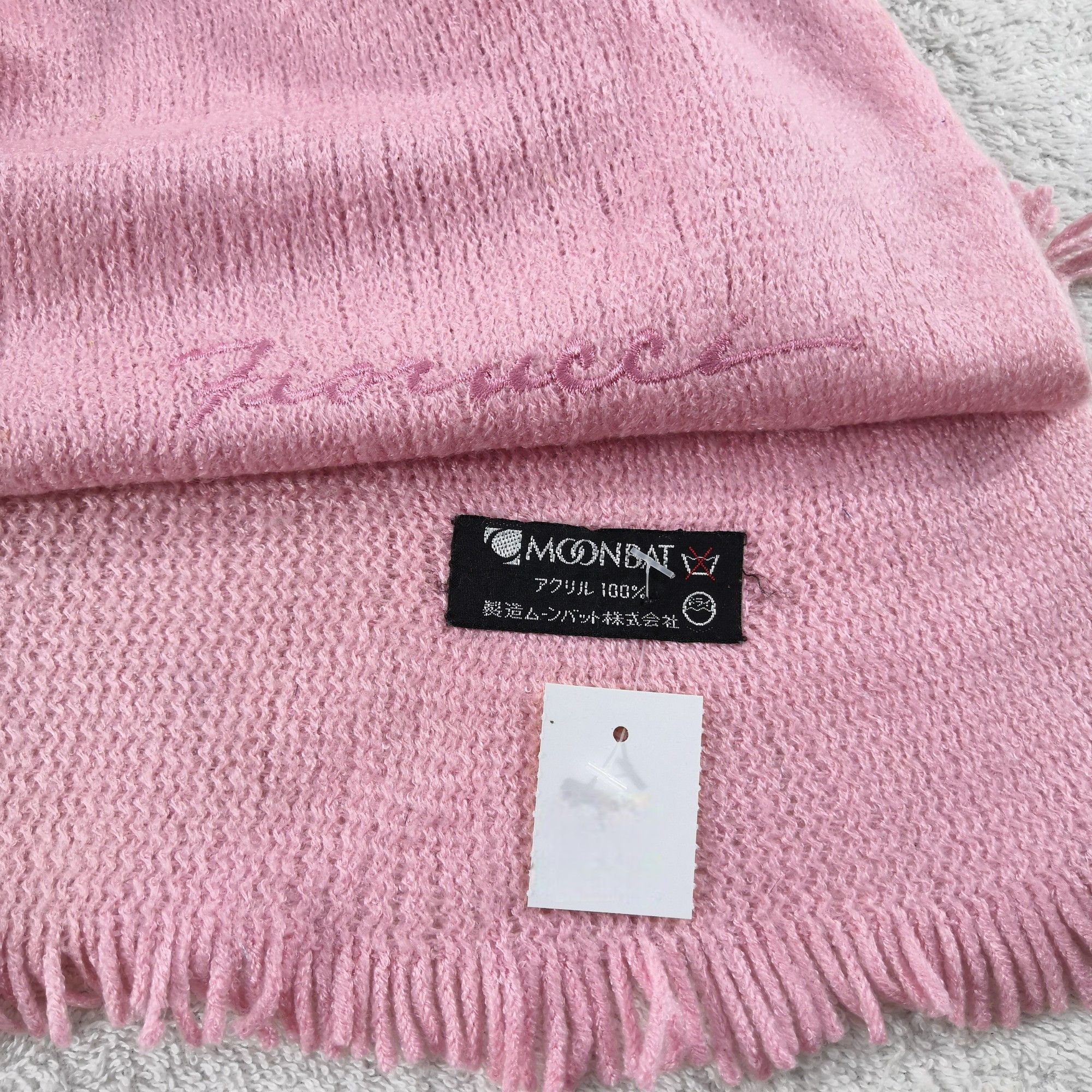 Fiorucci Vintage Fiorucci Scarf Muffler Wool Knit Winter Scarves Size ONE SIZE - 3 Thumbnail